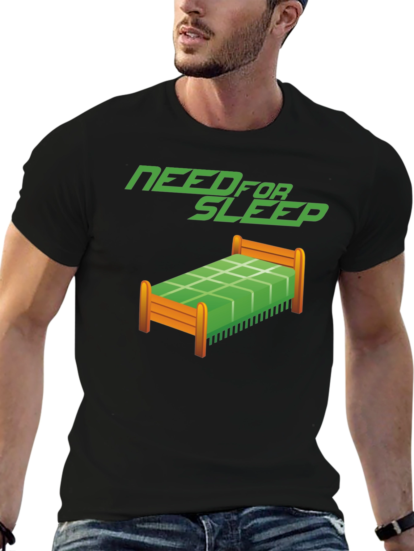 Need for Sleep Black T-Shirt