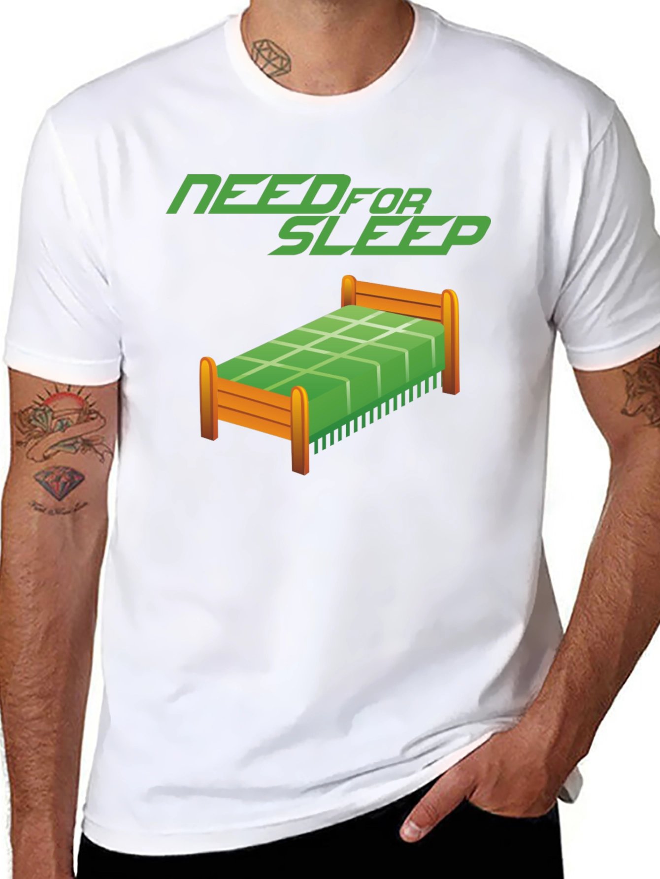 Need for Sleep Black T-Shirt
