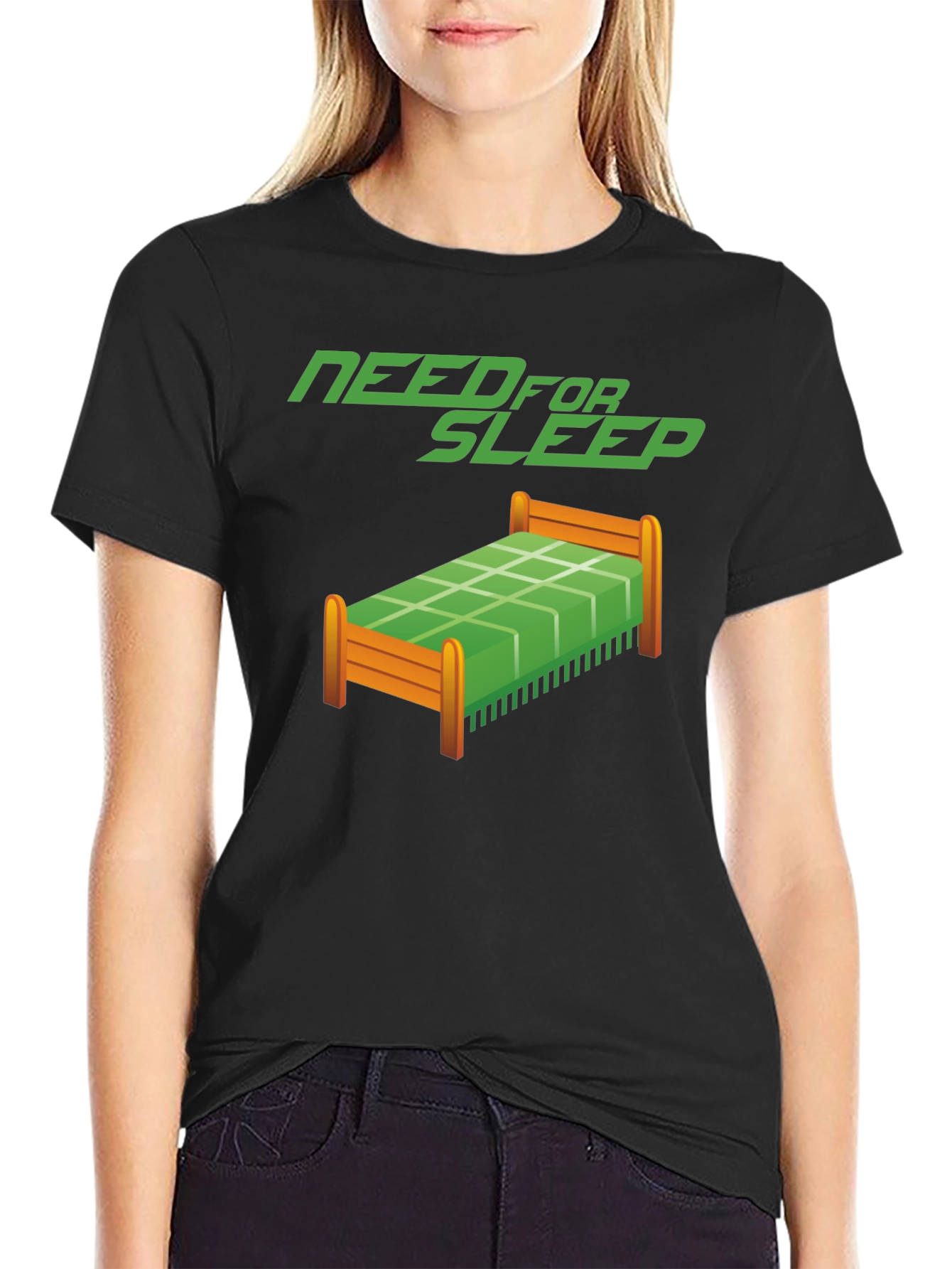 Need for Sleep Black T-Shirt