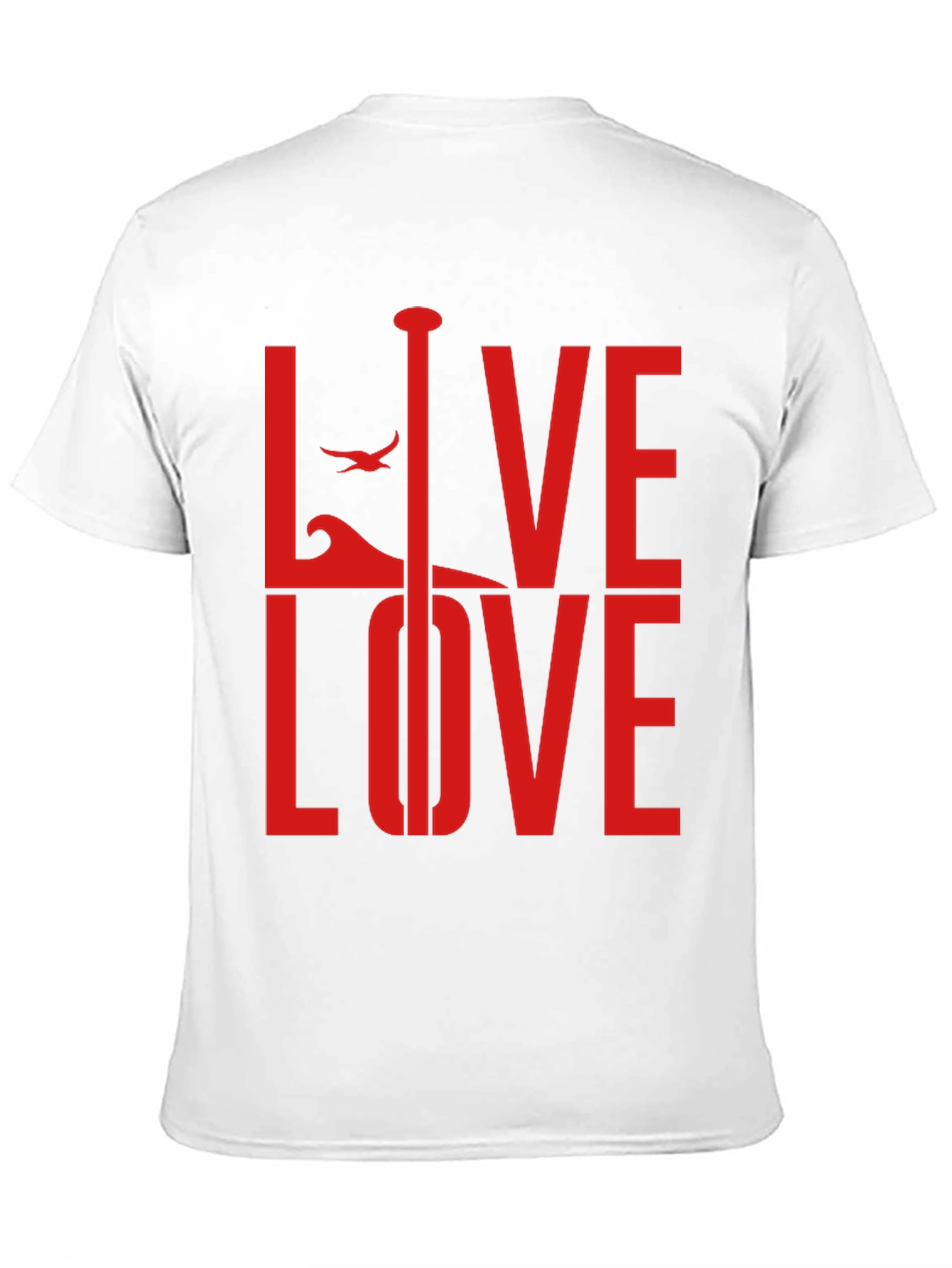 Live Love Paddle Graphic T-Shirt