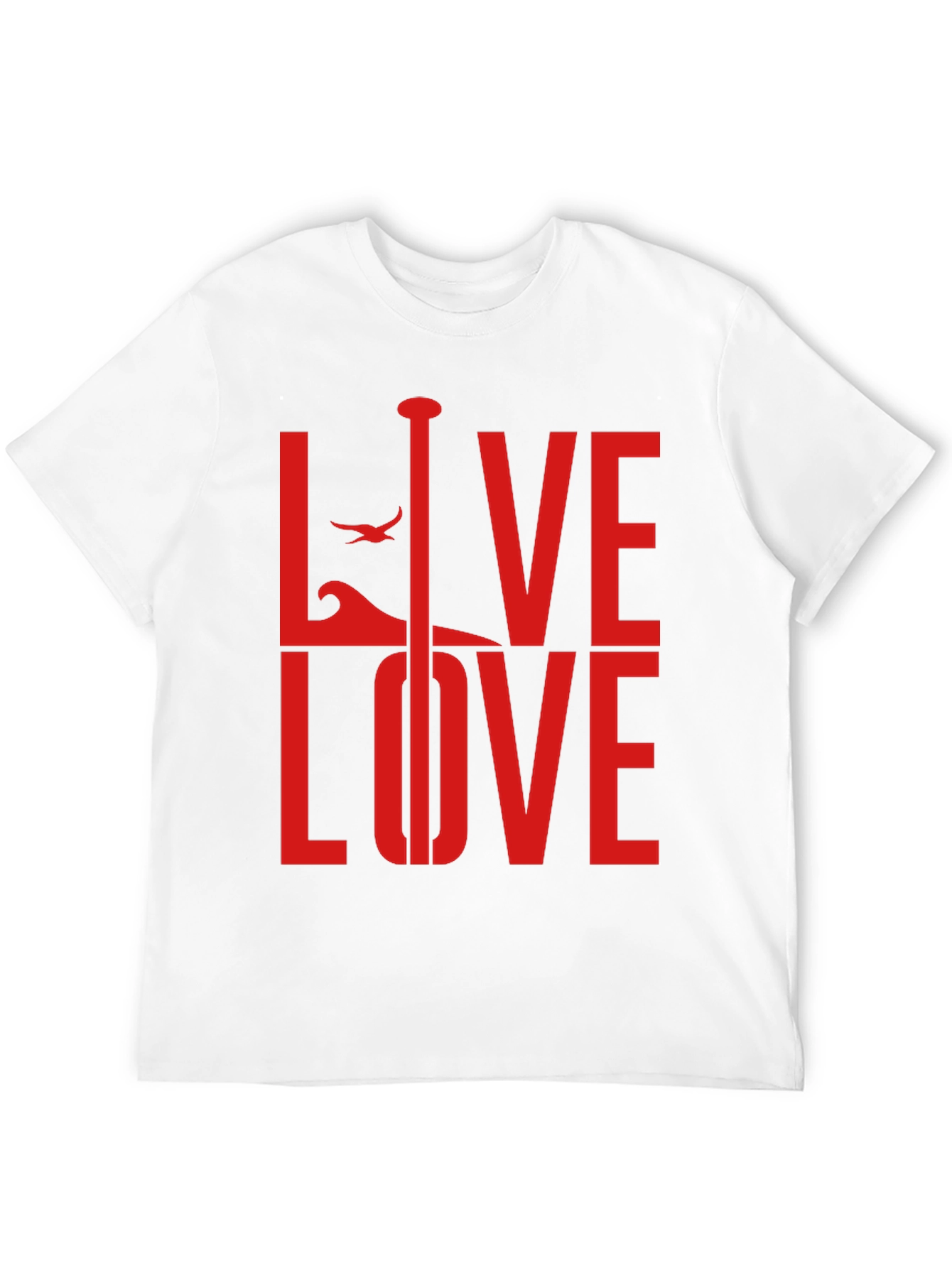 Live Love Paddle Graphic T-Shirt
