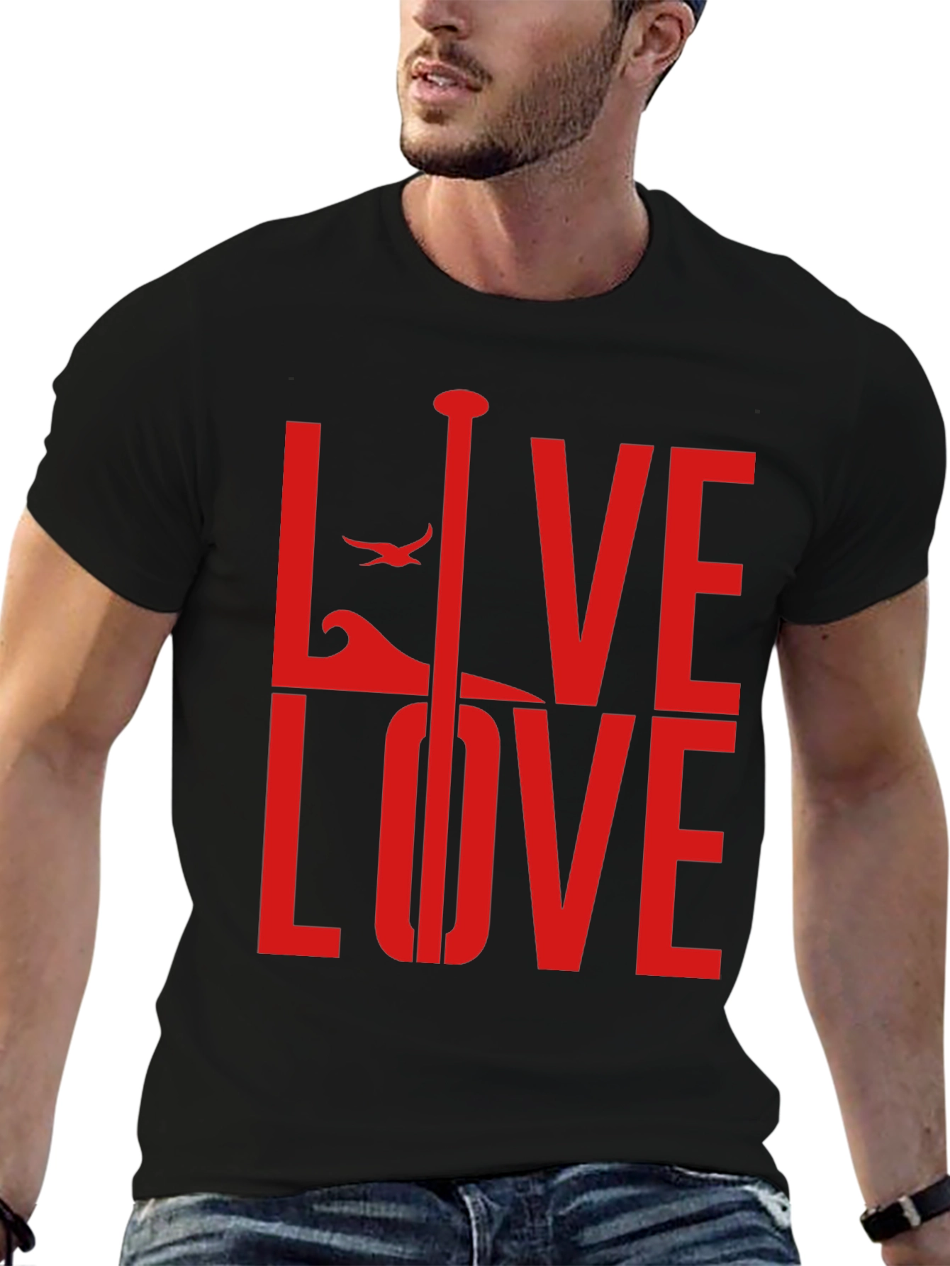 Live Love Paddle Graphic T-Shirt