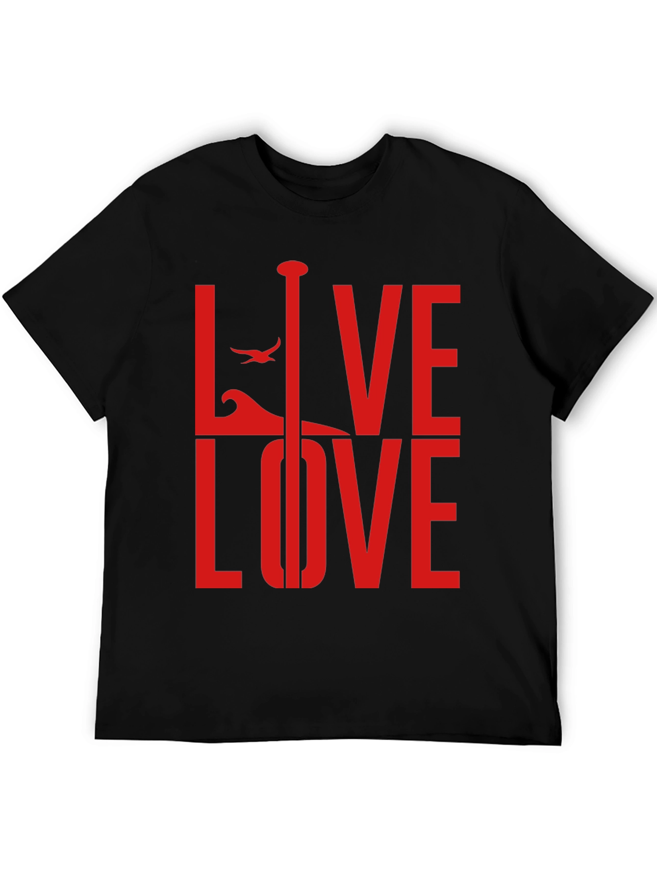 Live Love Paddle Graphic T-Shirt