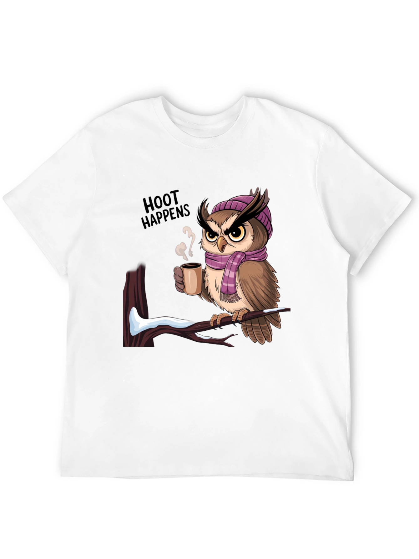 Hoot Happens Owl Coffee T-Shirt