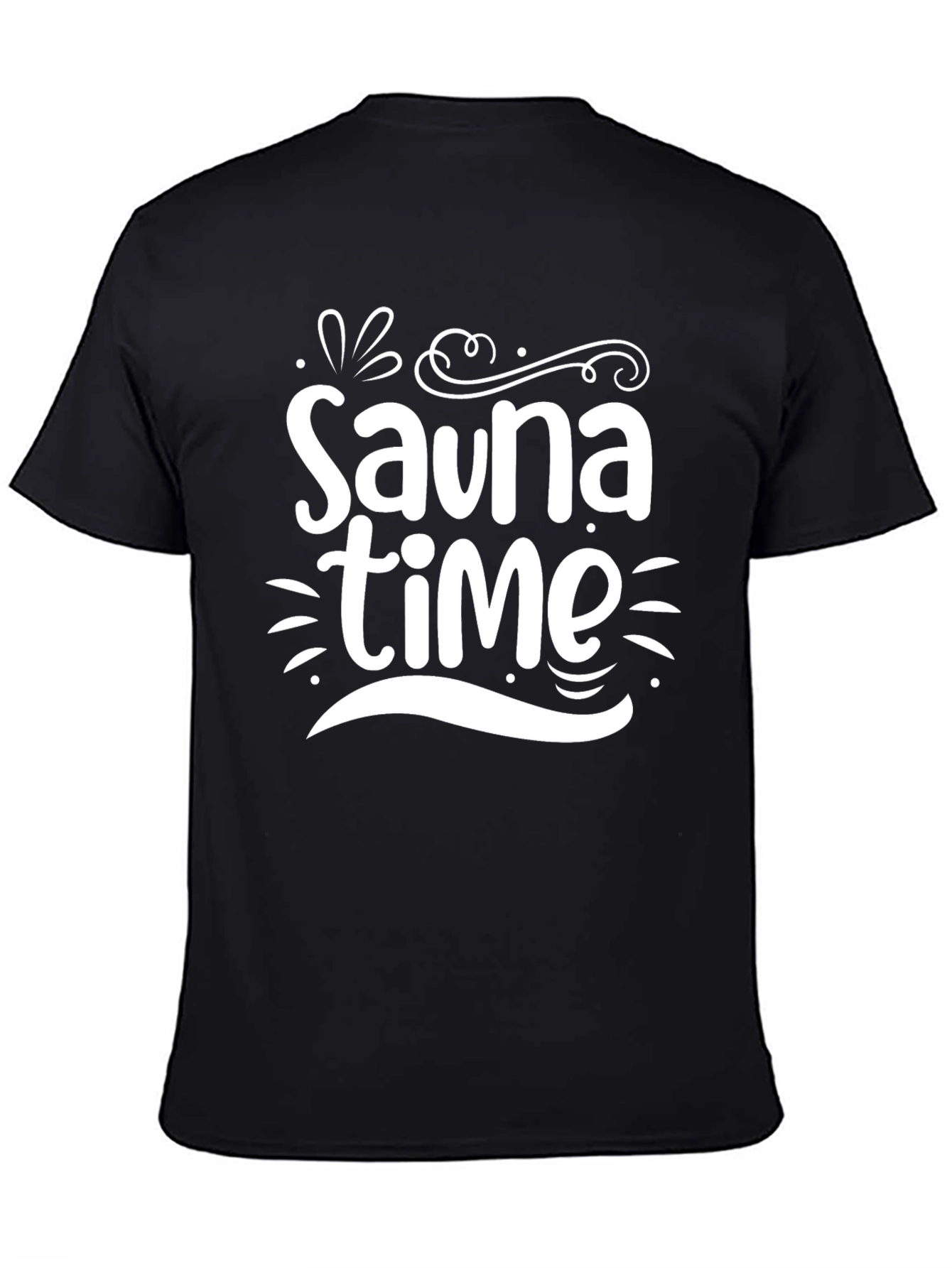 Sauna Time Black T-Shirt