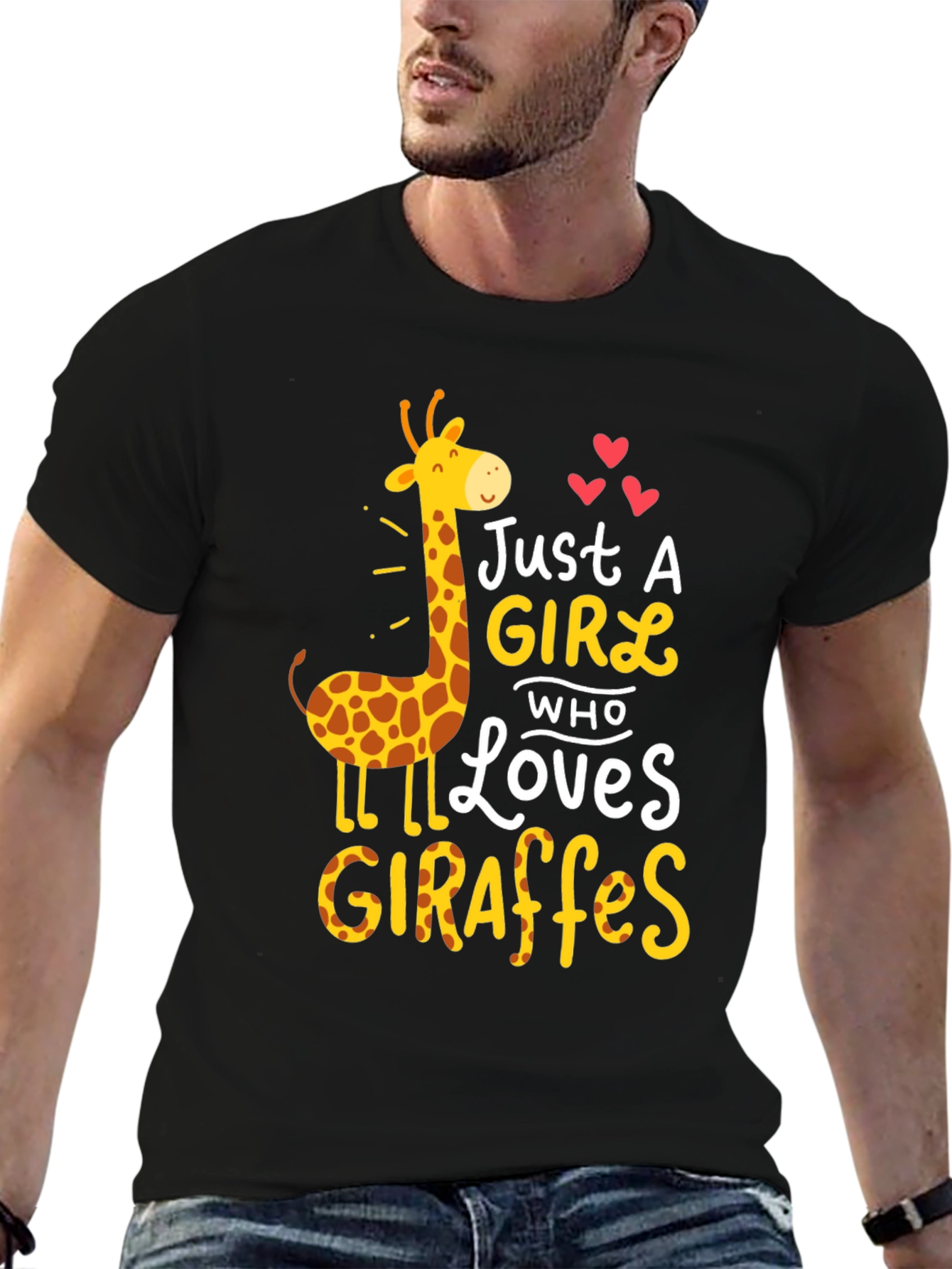 Just a Girl Who Loves Giraffes T-Shirt