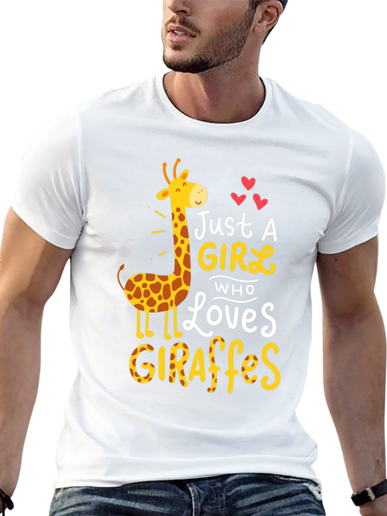 Just a Girl Who Loves Giraffes T-Shirt