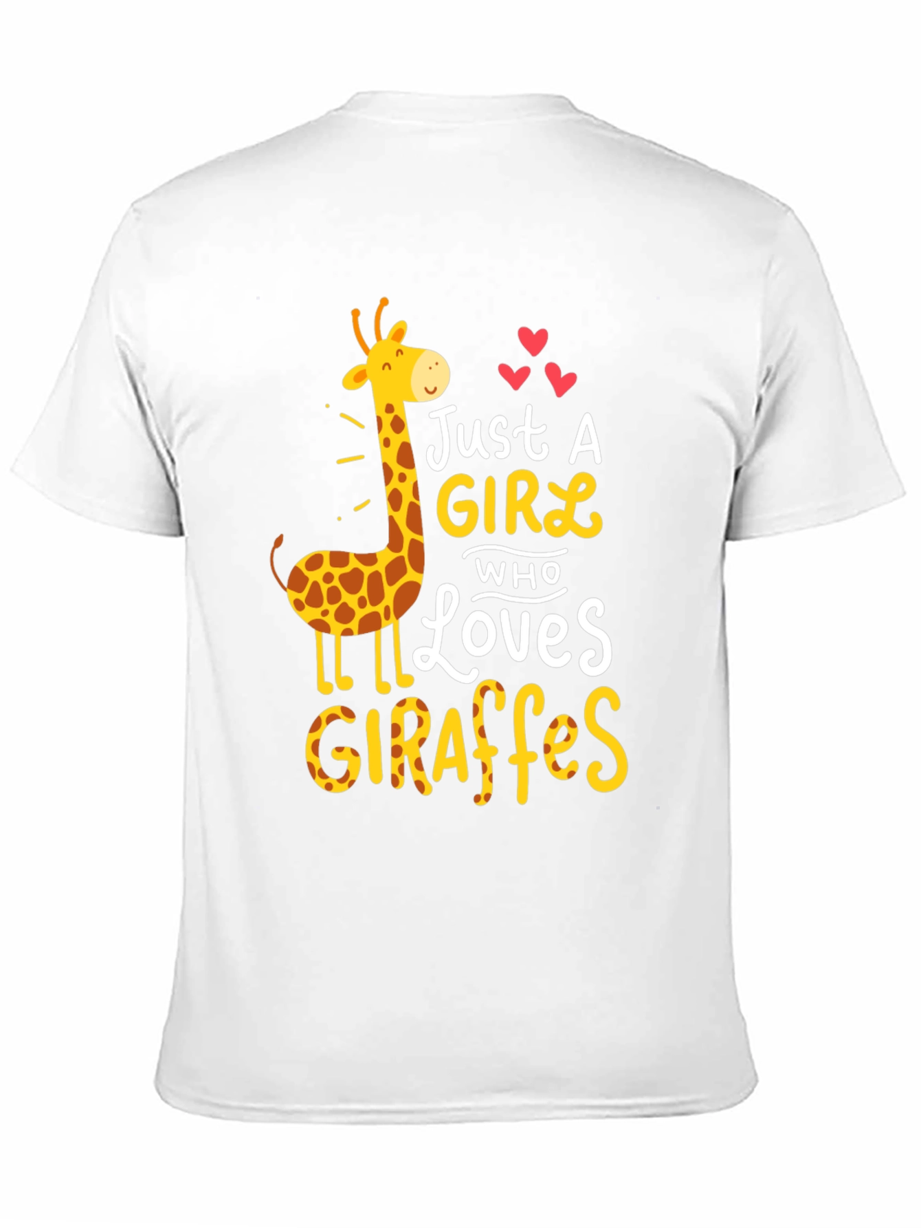 Just a Girl Who Loves Giraffes T-Shirt