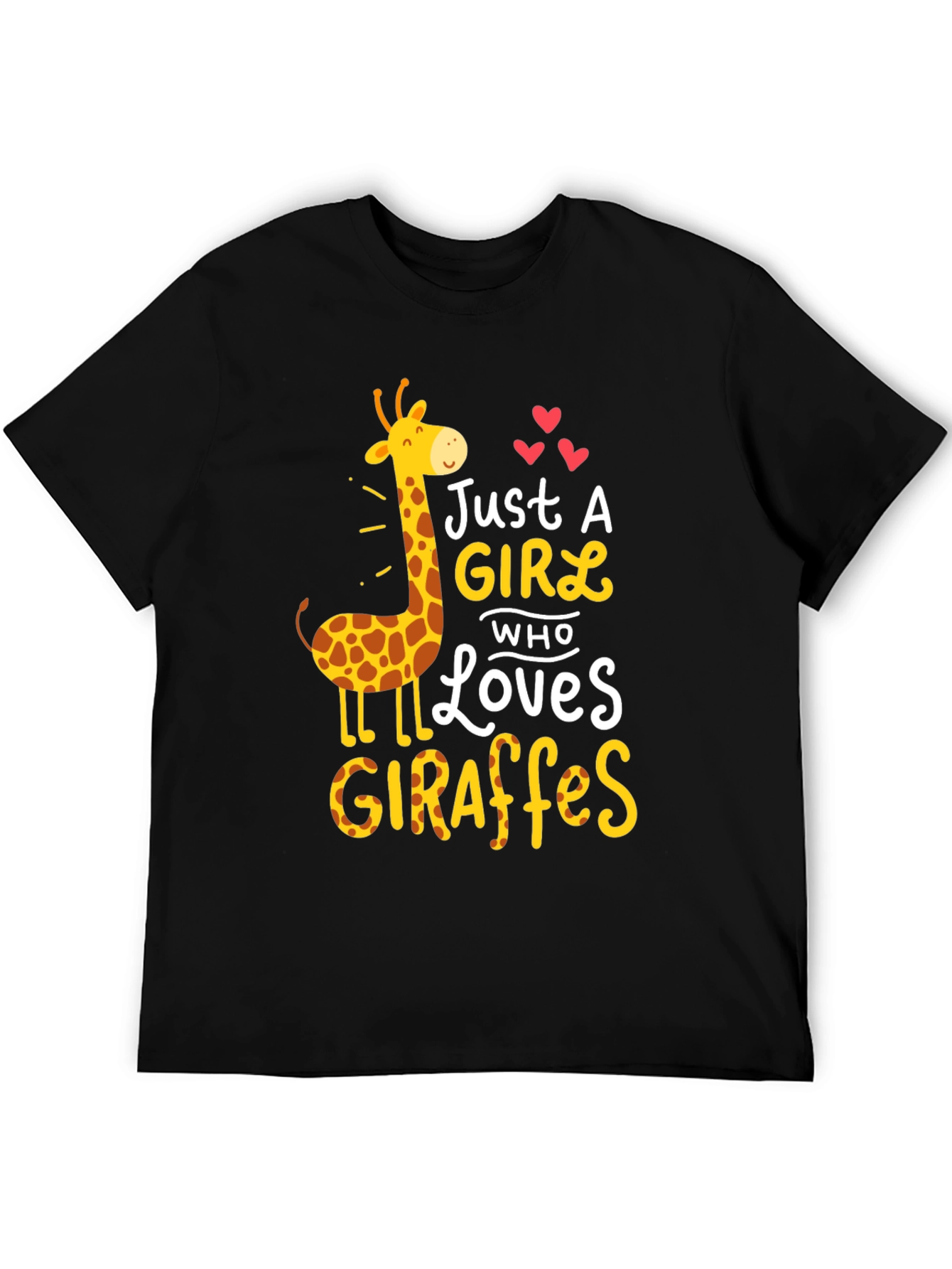 Just a Girl Who Loves Giraffes T-Shirt