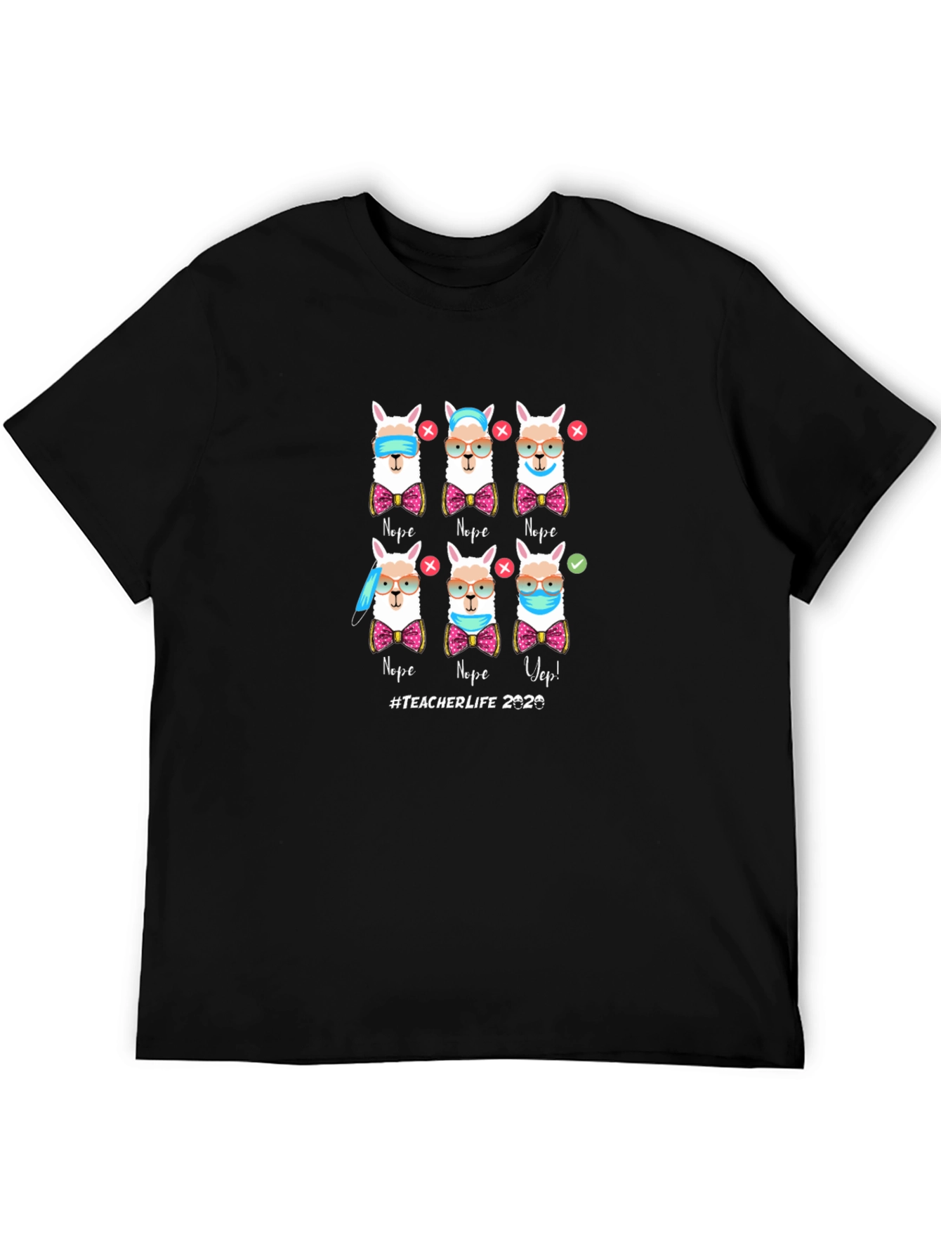 Teacher Life 2020 Llama T-Shirt