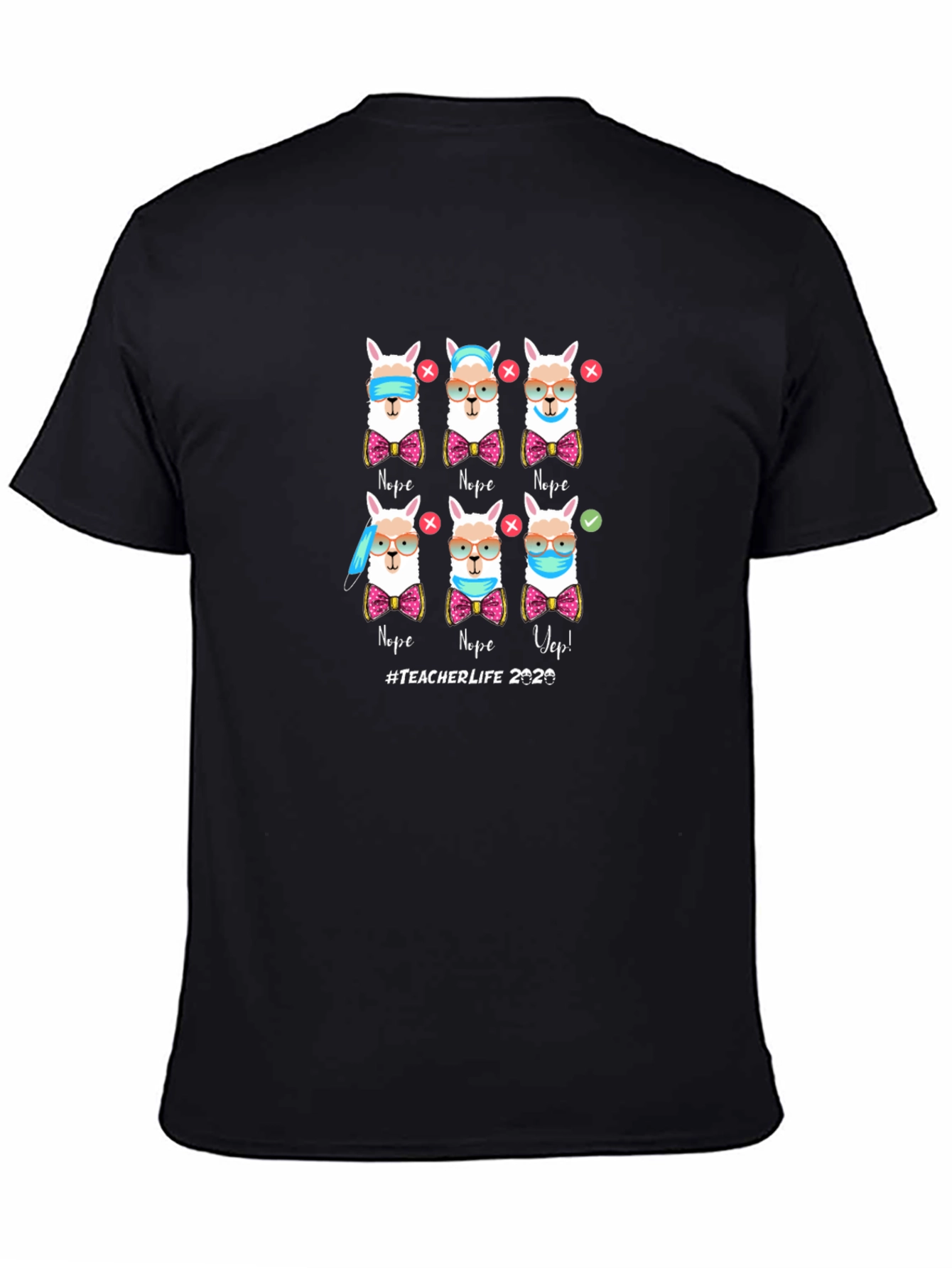 Teacher Life 2020 Llama T-Shirt
