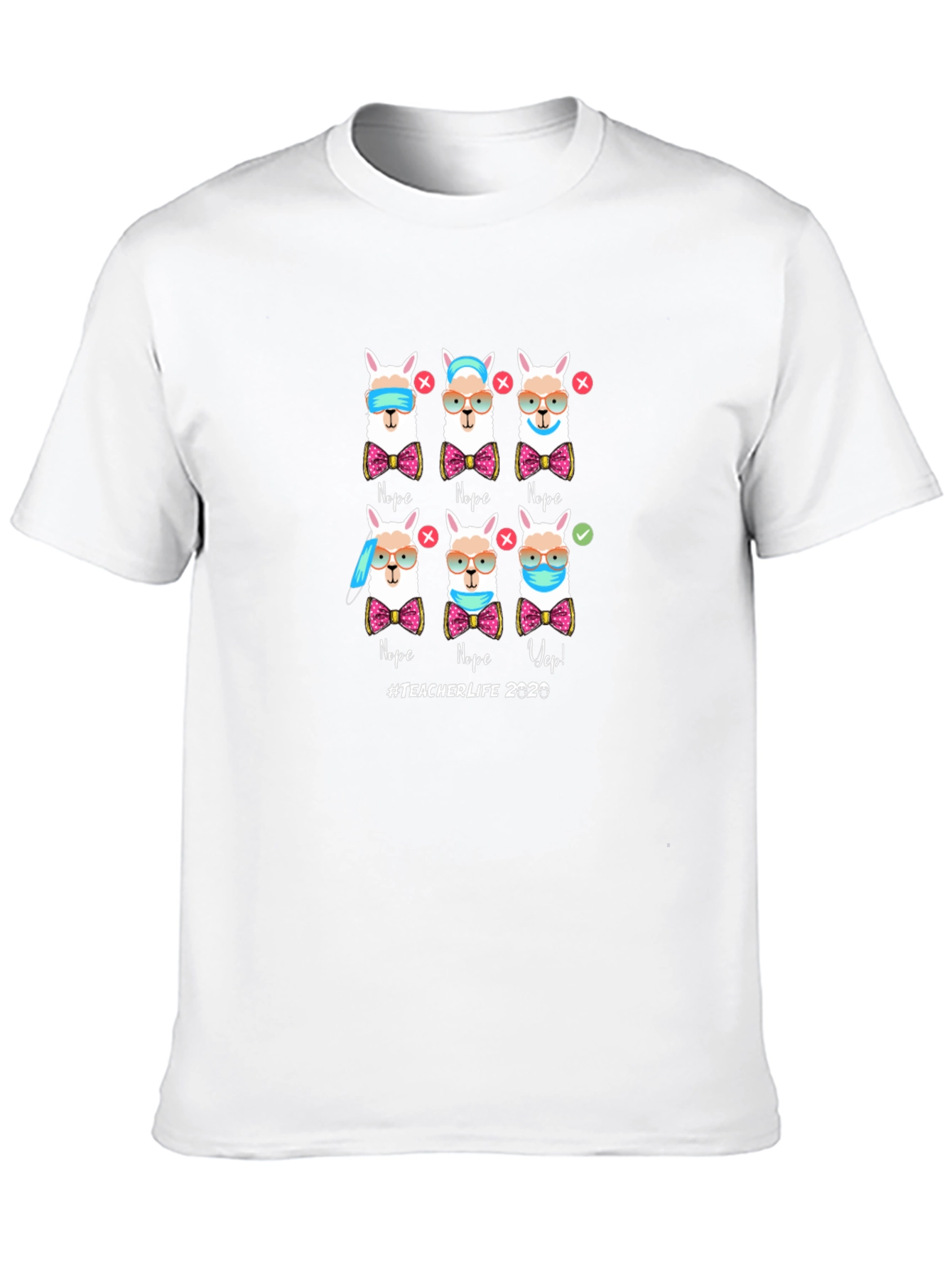 Teacher Life 2020 Llama T-Shirt