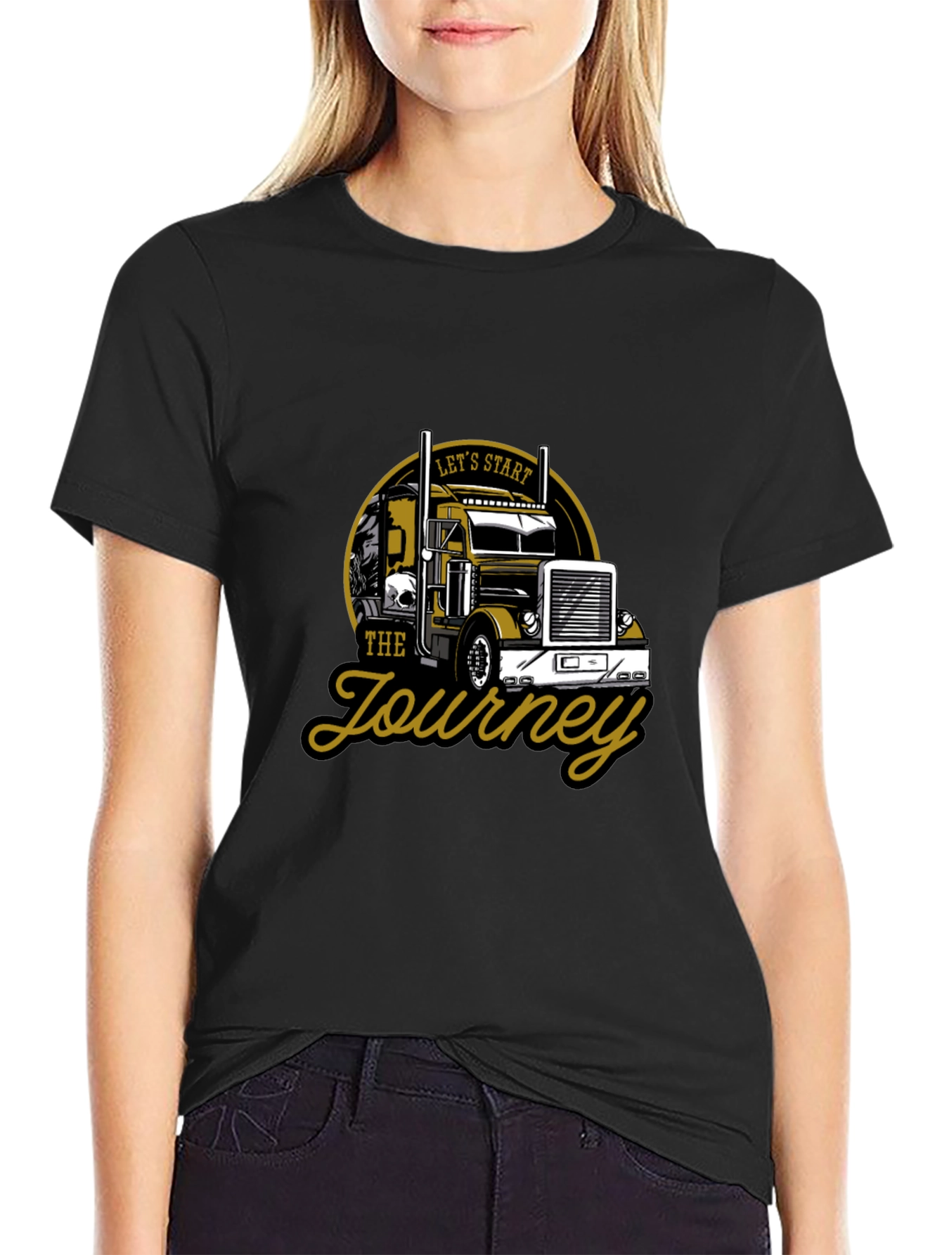 Lets Start the Journey Trucker T-Shirt