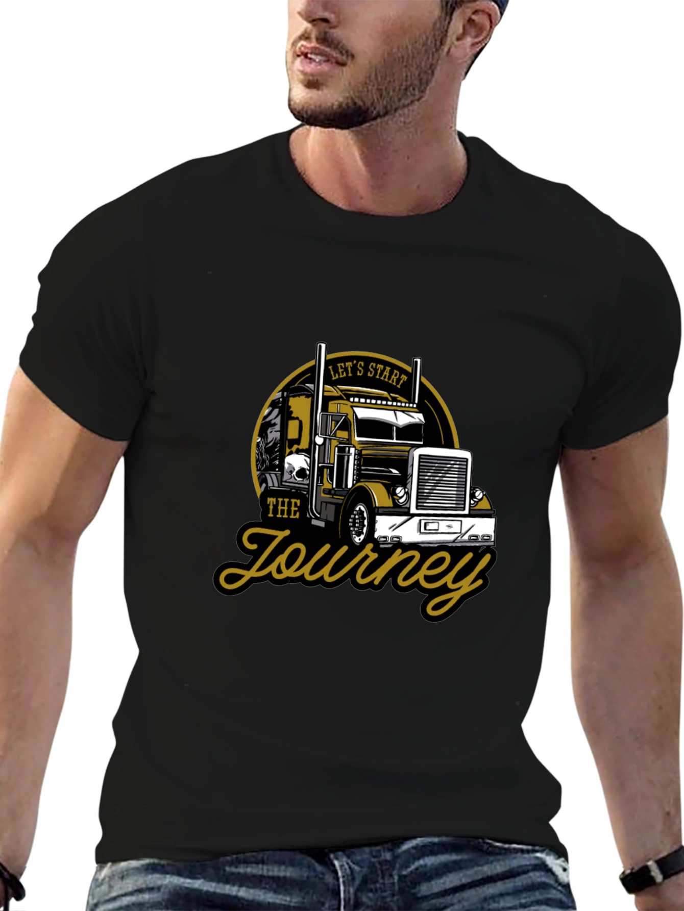 Lets Start the Journey Trucker T-Shirt