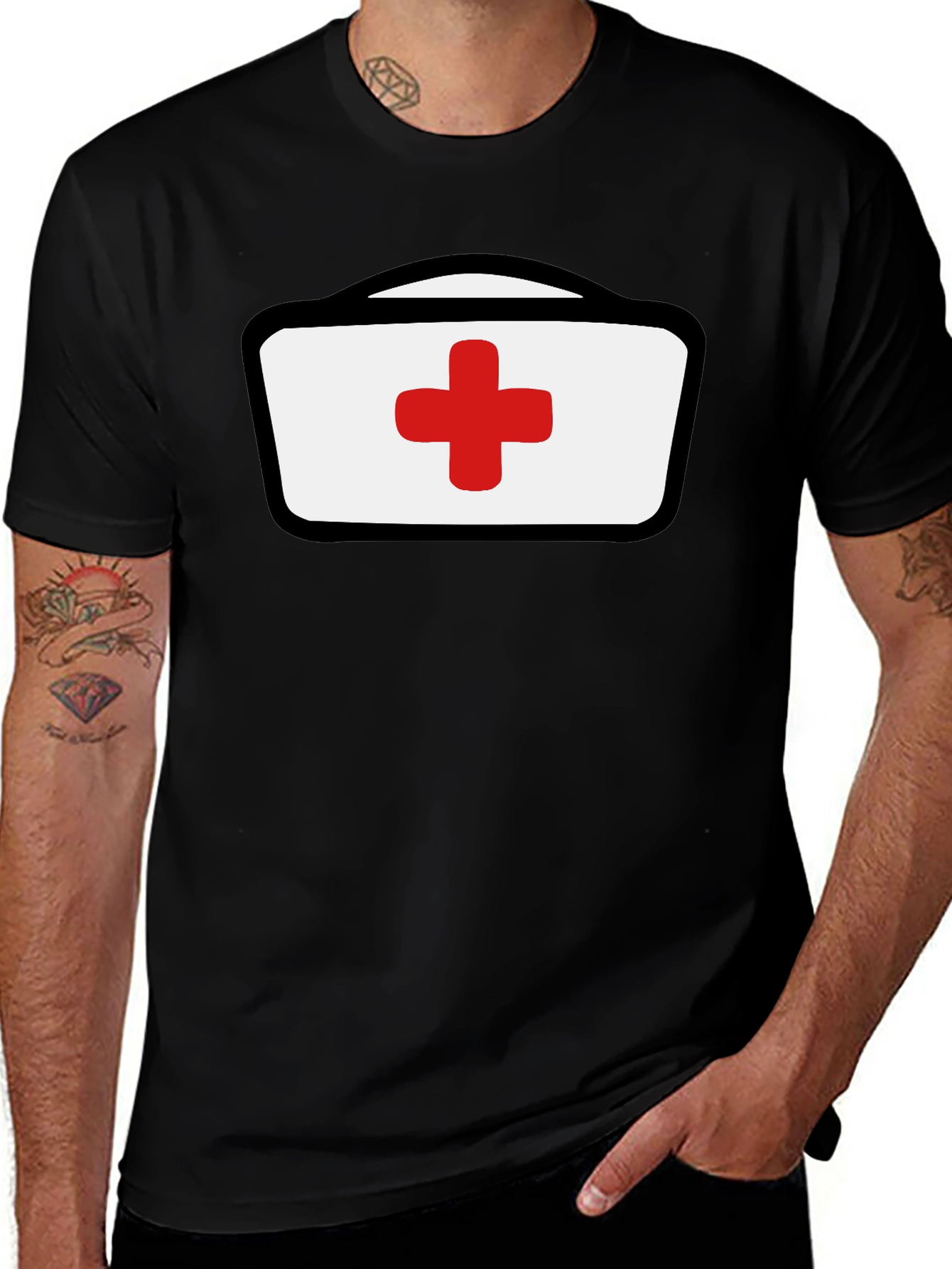 Nurse Hat T-Shirt - Medical Profession Apparel