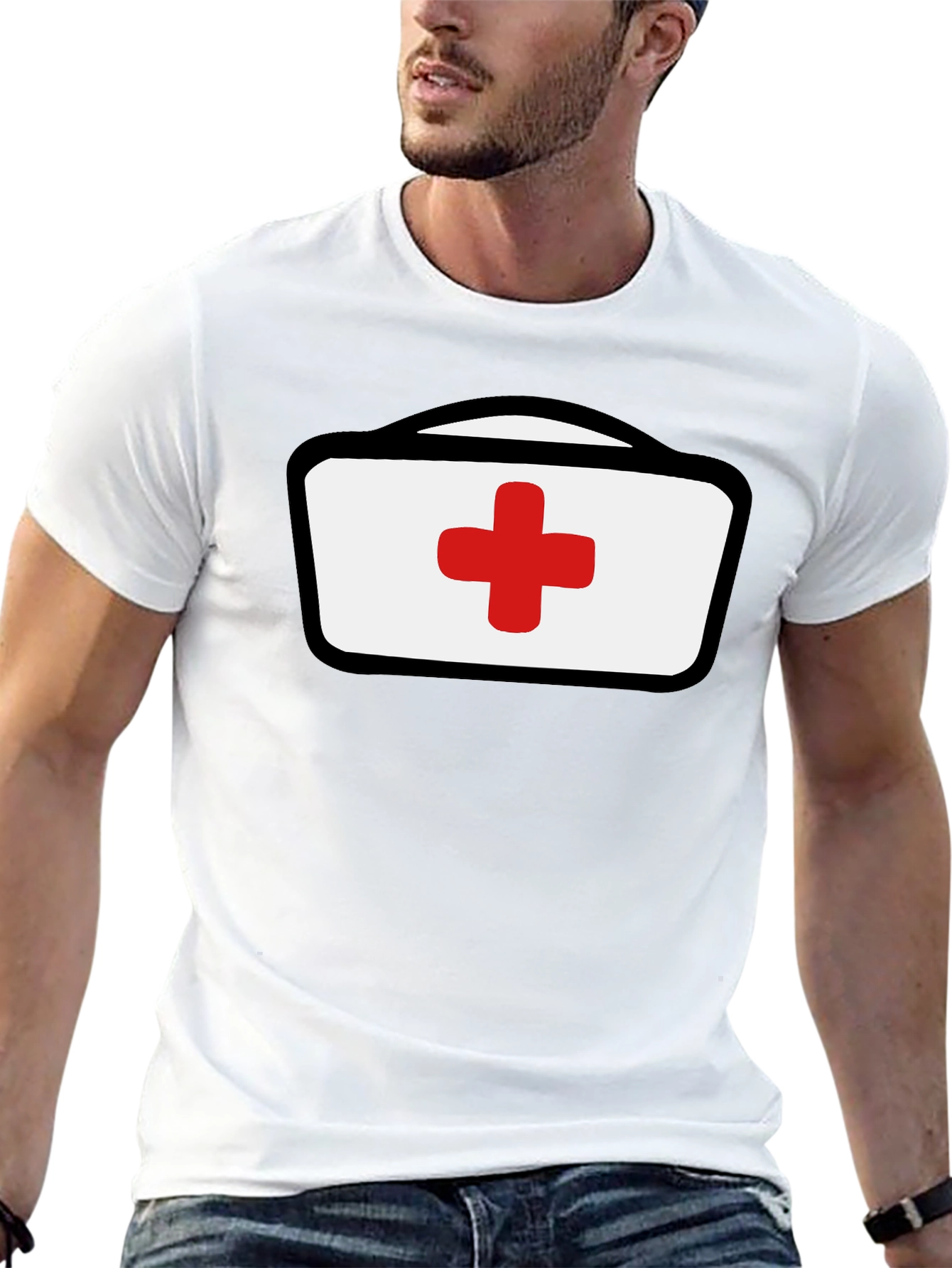 Nurse Hat T-Shirt - Medical Profession Apparel