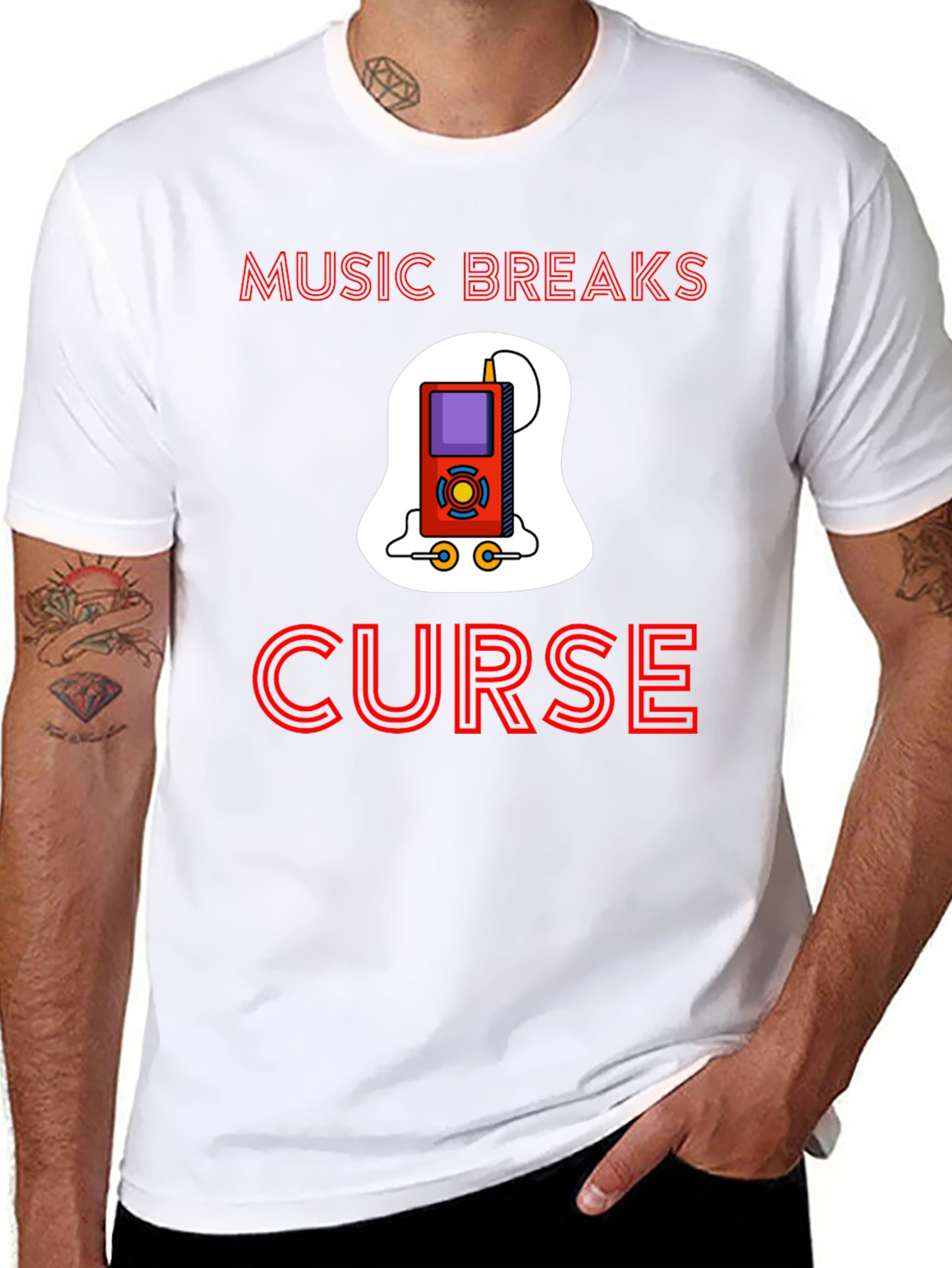 Music Breaks Curse T-Shirt