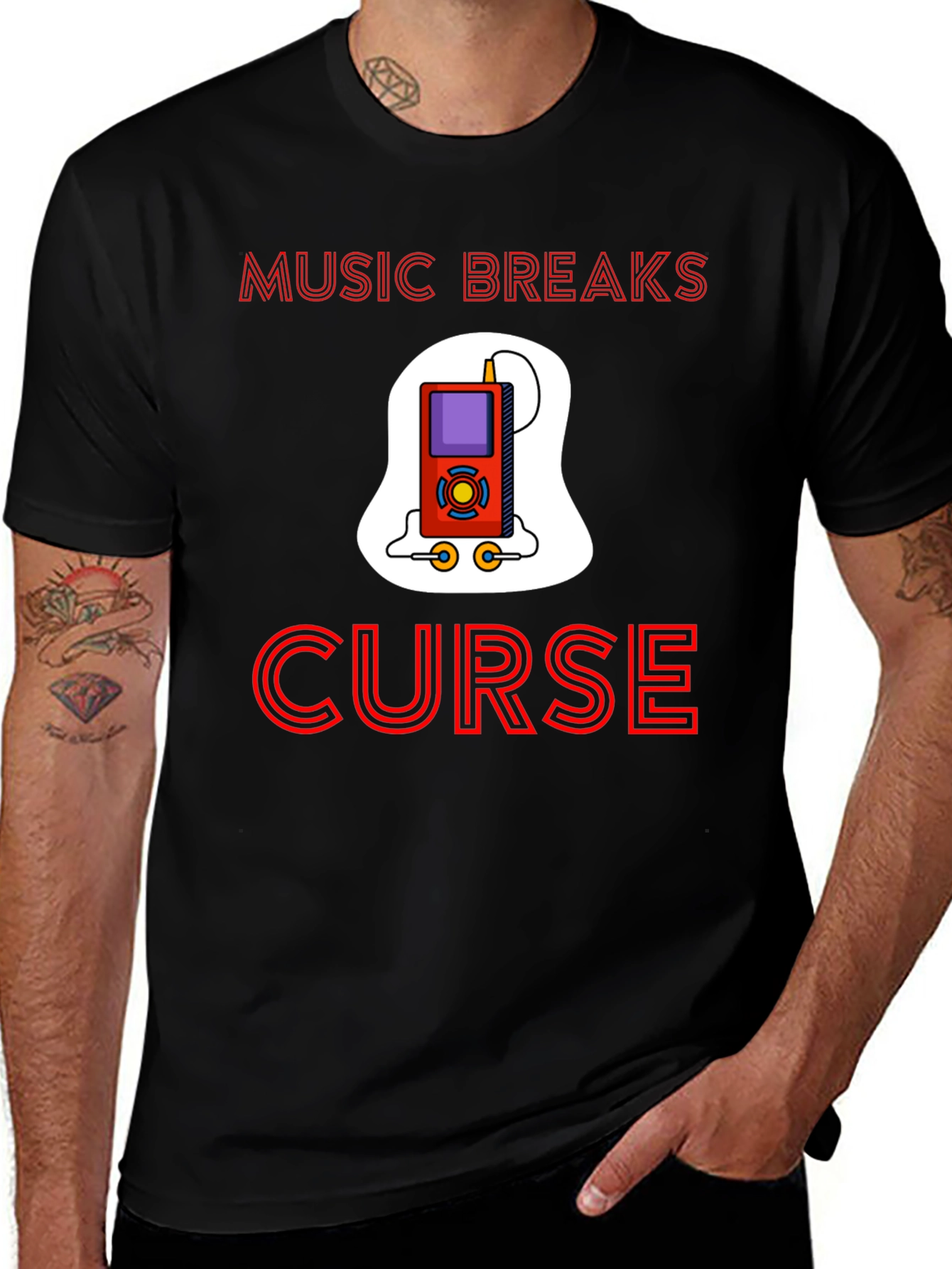 Music Breaks Curse T-Shirt