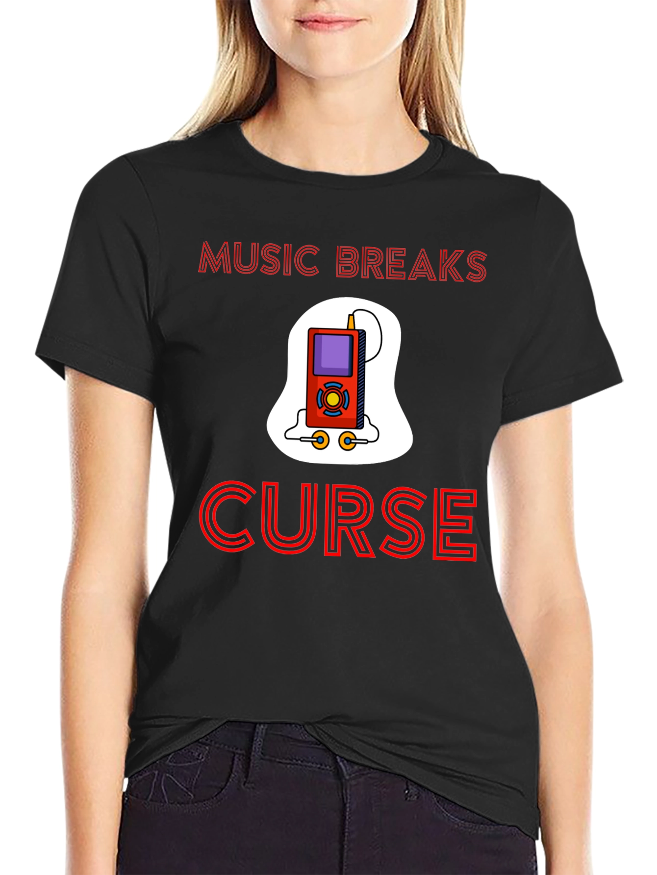 Music Breaks Curse T-Shirt