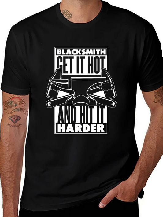 Blacksmith Get It Hot T-Shirt - Anvil Design