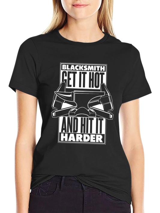 Blacksmith Get It Hot T-Shirt - Anvil Design