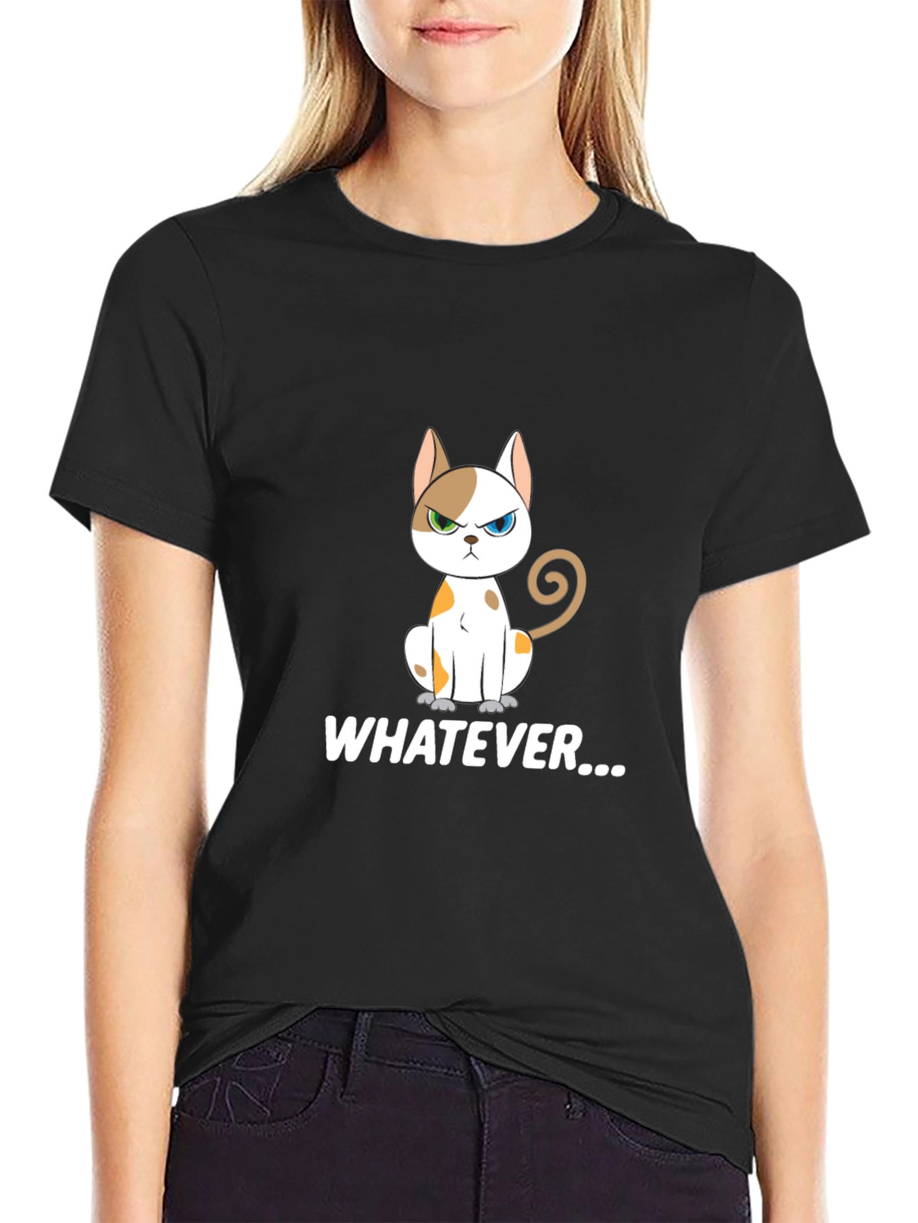 Sarcastic Cat Graphic T-Shirt