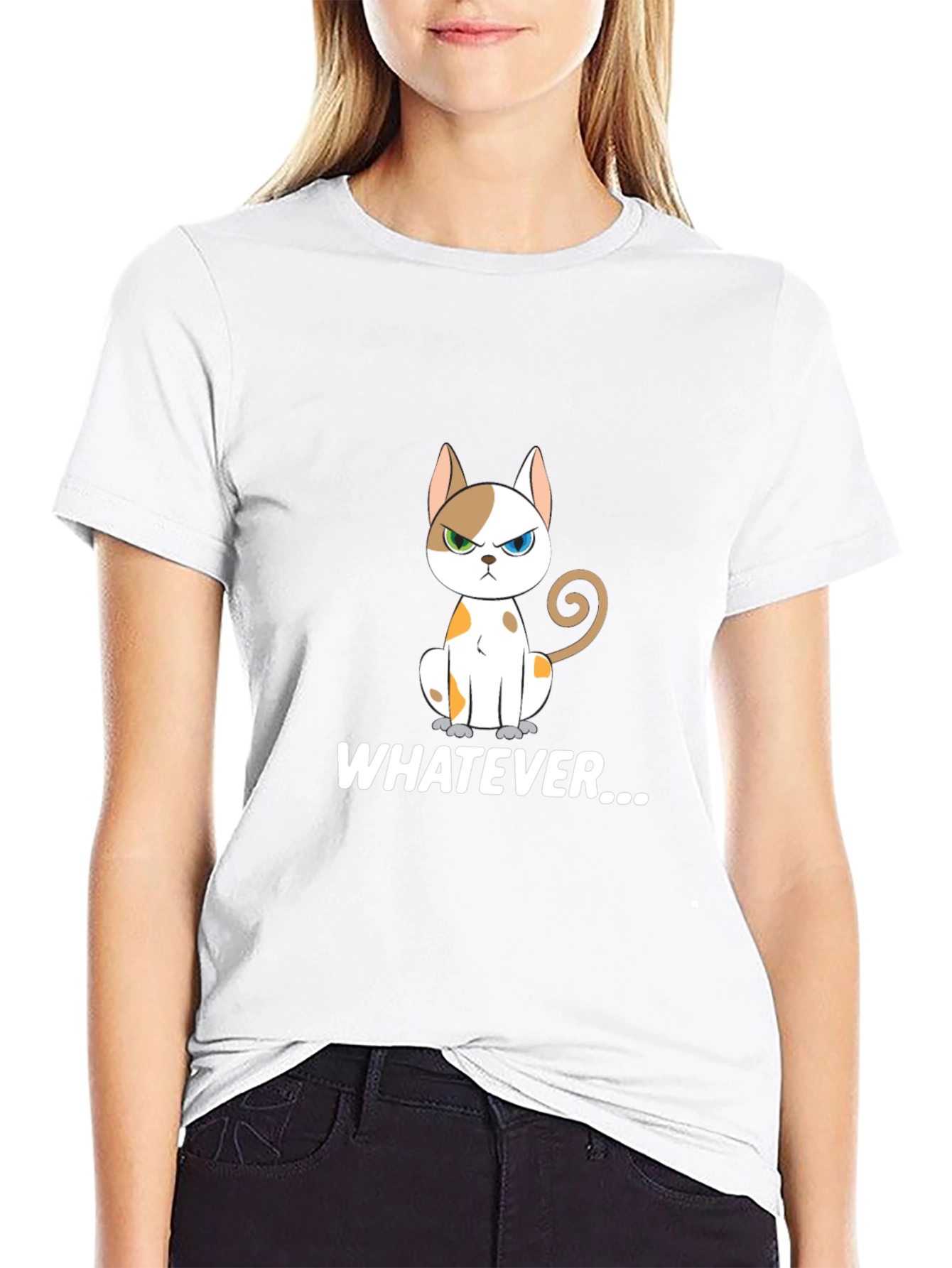 Sarcastic Cat Graphic T-Shirt