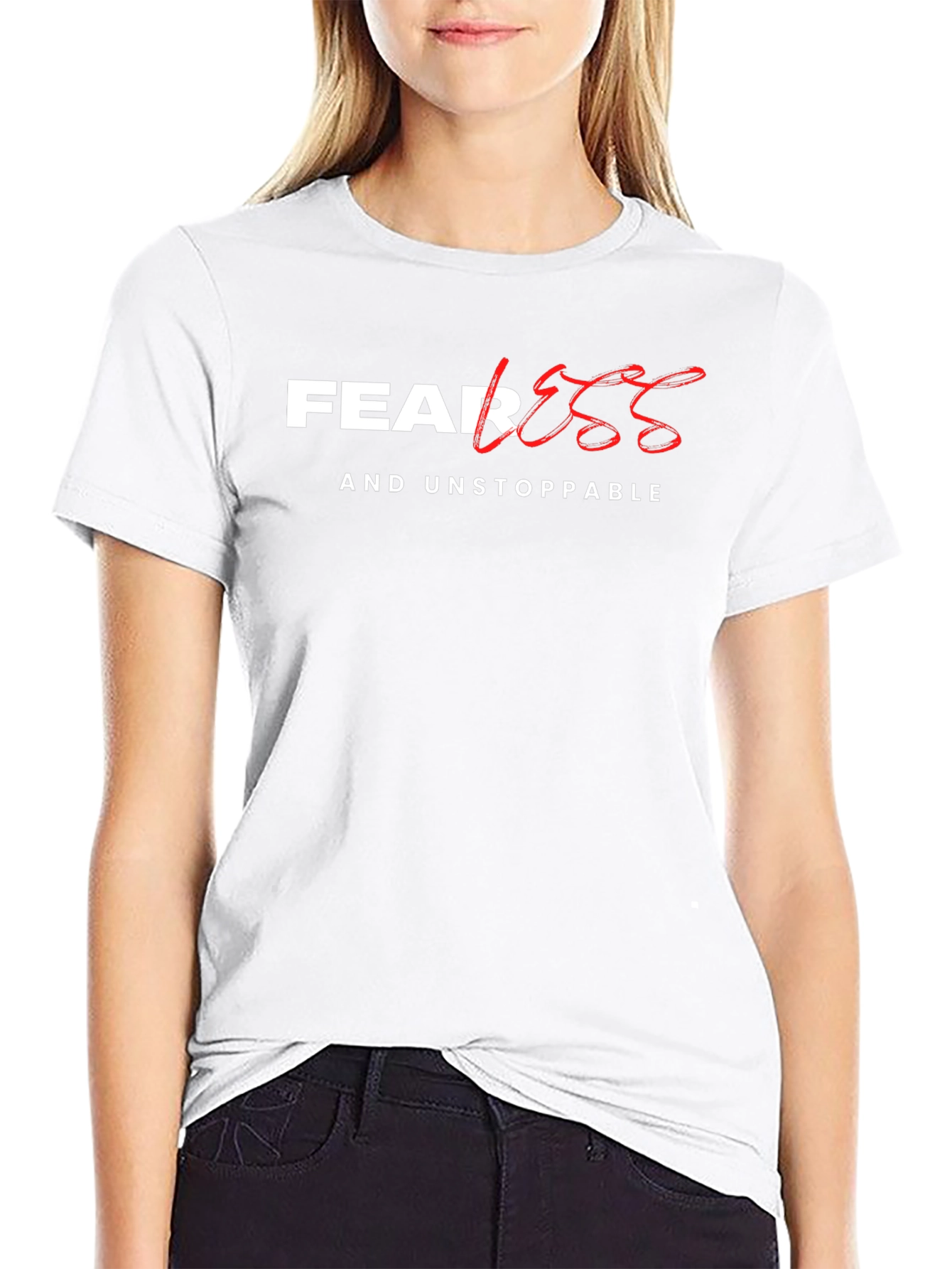 Fearless & Unstoppable Graphic T-Shirt