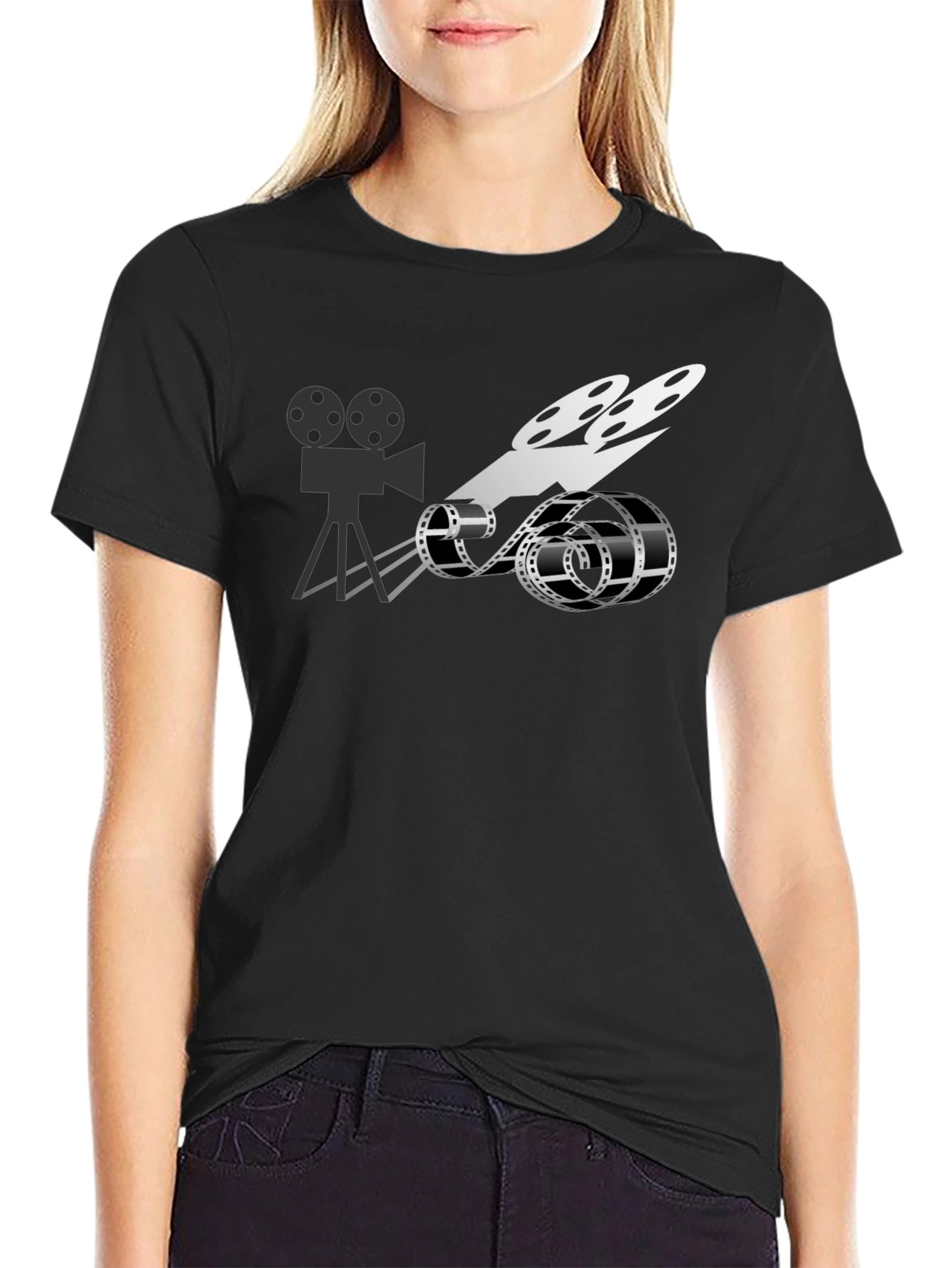 Retro Film Camera T-Shirt - Movie Lover Apparel
