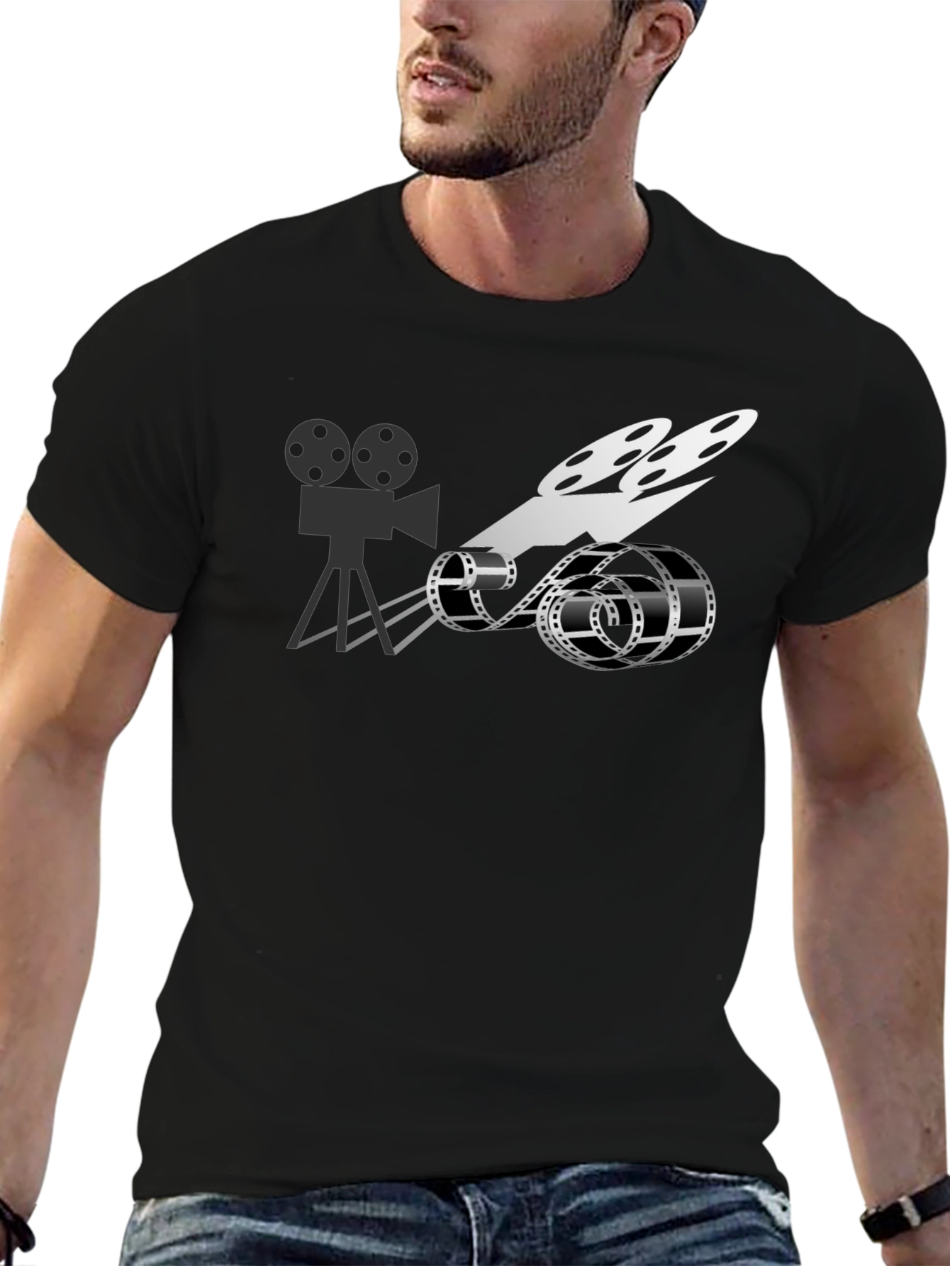 Retro Film Camera T-Shirt - Movie Lover Apparel