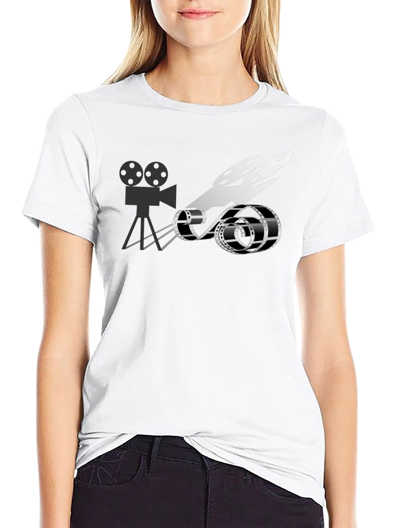 Retro Film Camera T-Shirt - Movie Lover Apparel
