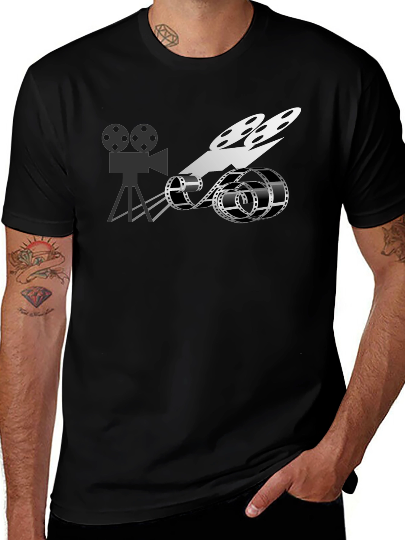 Retro Film Camera T-Shirt - Movie Lover Apparel