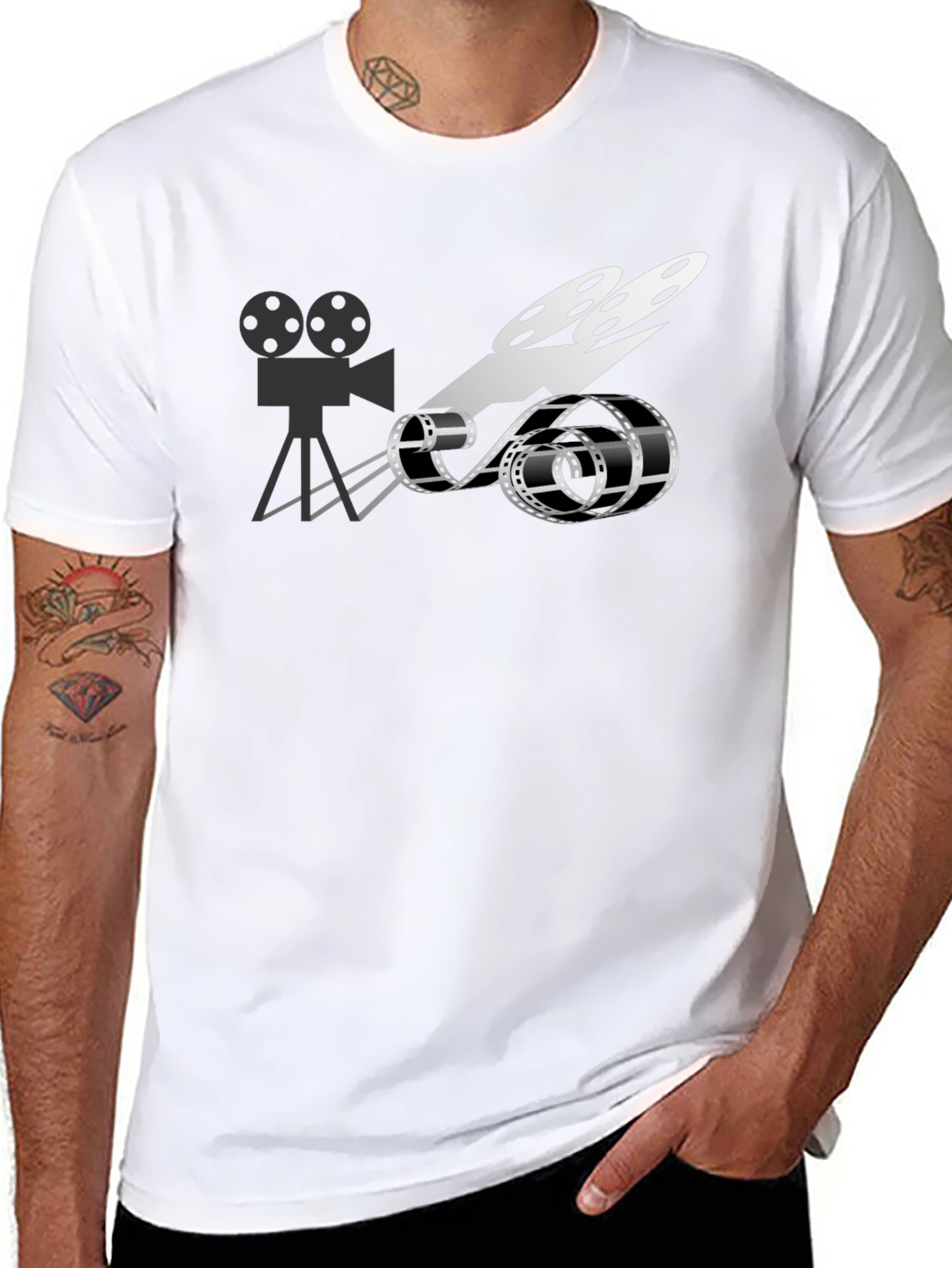 Retro Film Camera T-Shirt - Movie Lover Apparel