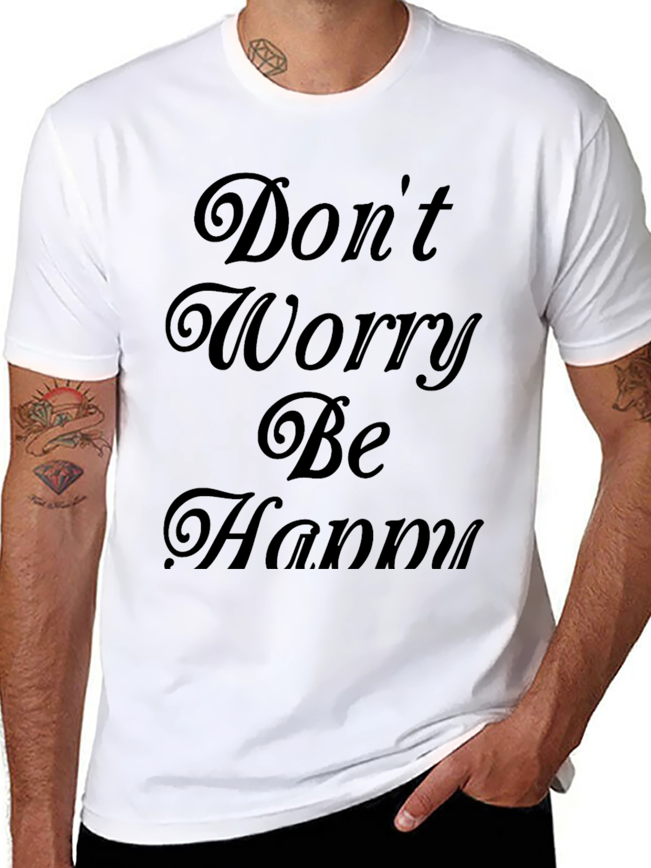 Dont Worry Be Happy Graphic Tee