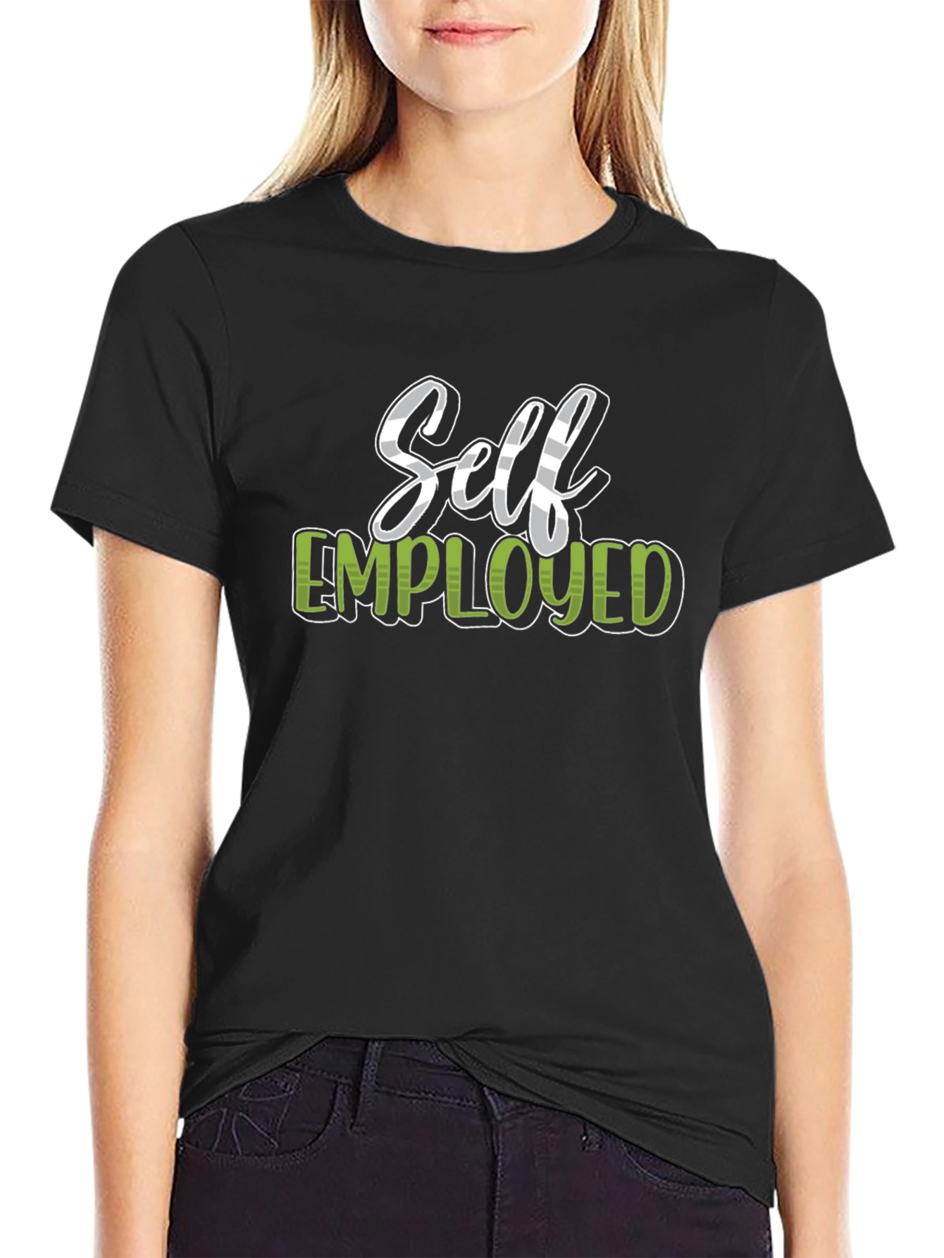 Self Employed Graphic Tee - Black Unisex Shirt