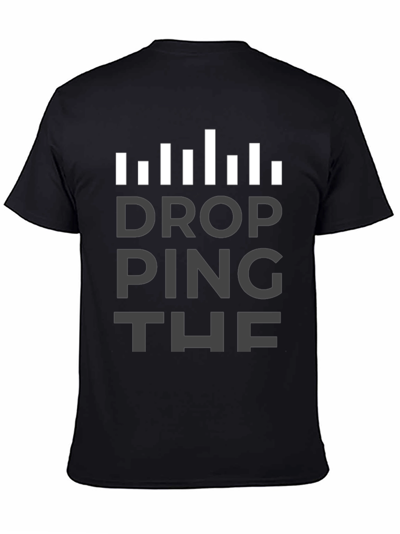 Dropping The Ping Black Graphic T-Shirt
