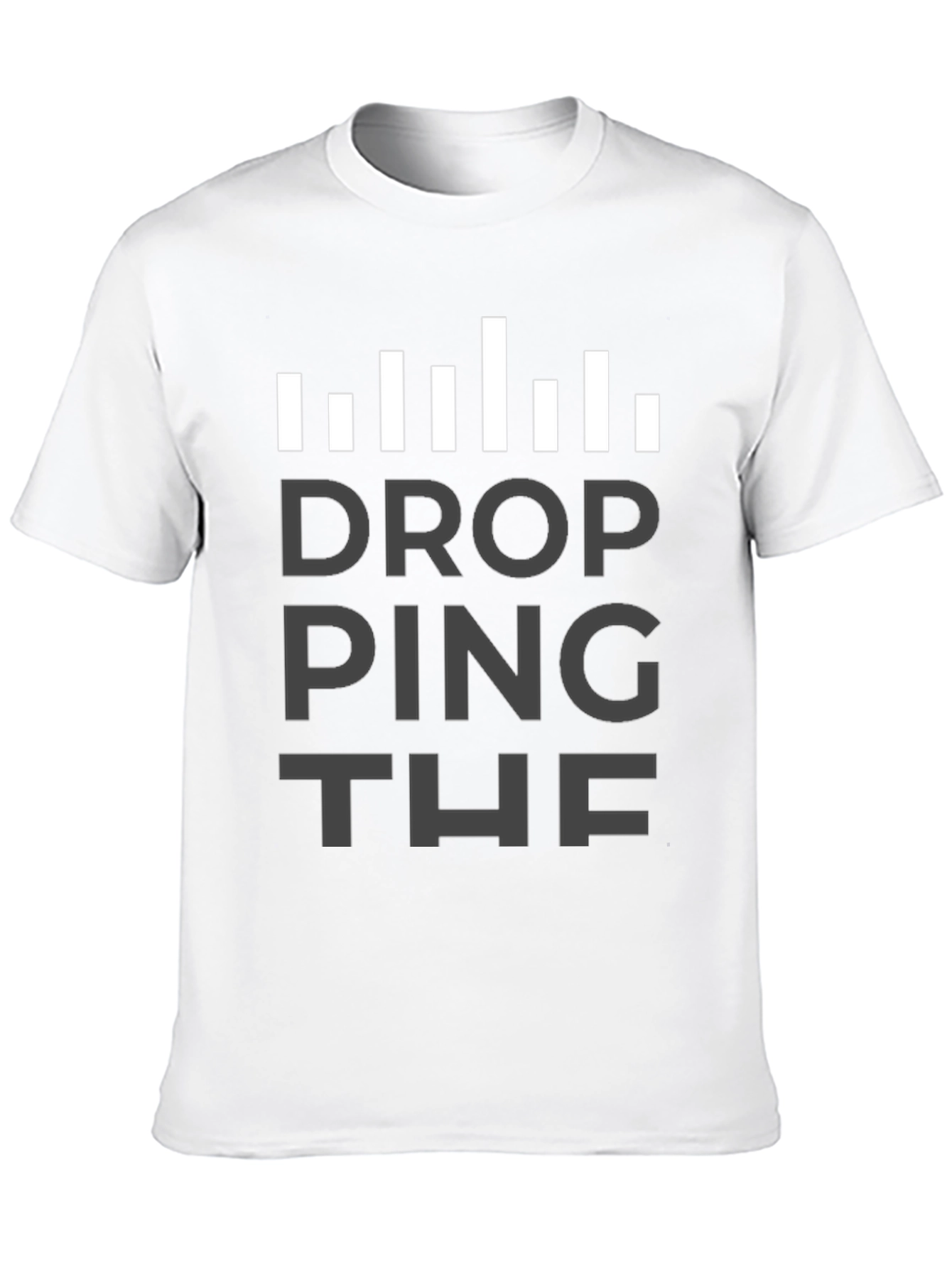 Dropping The Ping Black Graphic T-Shirt