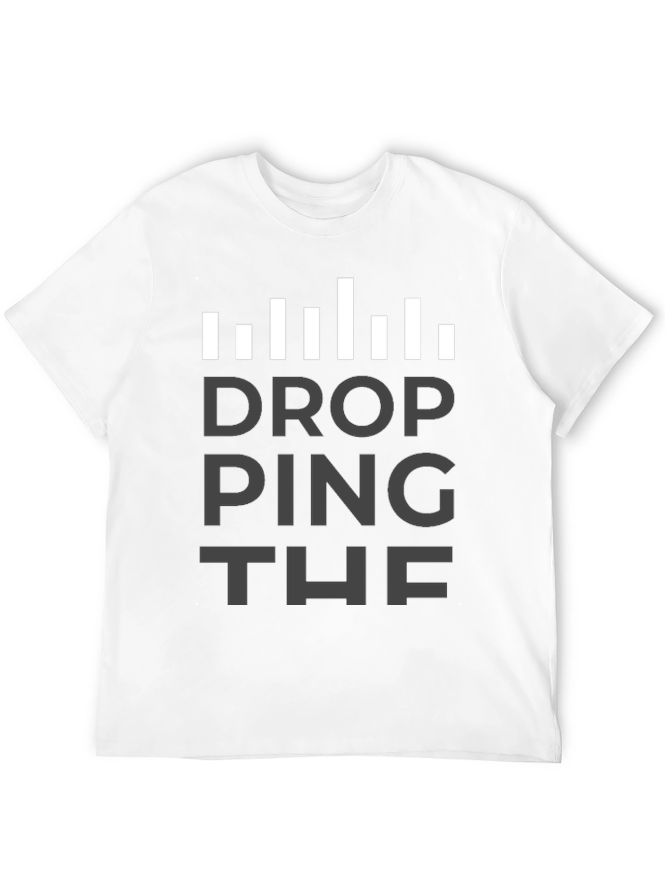 Dropping The Ping Black Graphic T-Shirt