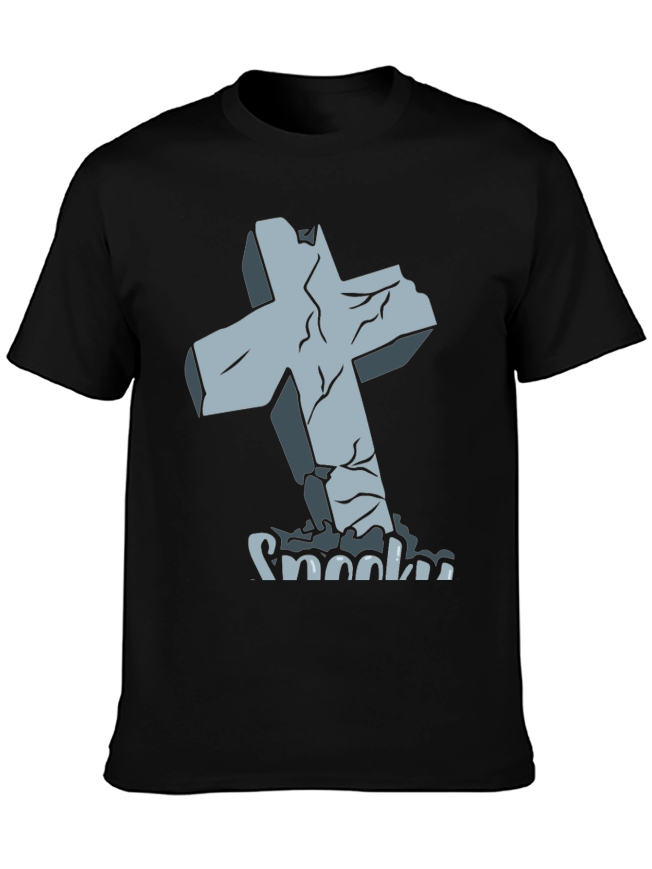 Spooky Tombstone Graphic Tee - Halloween Ready