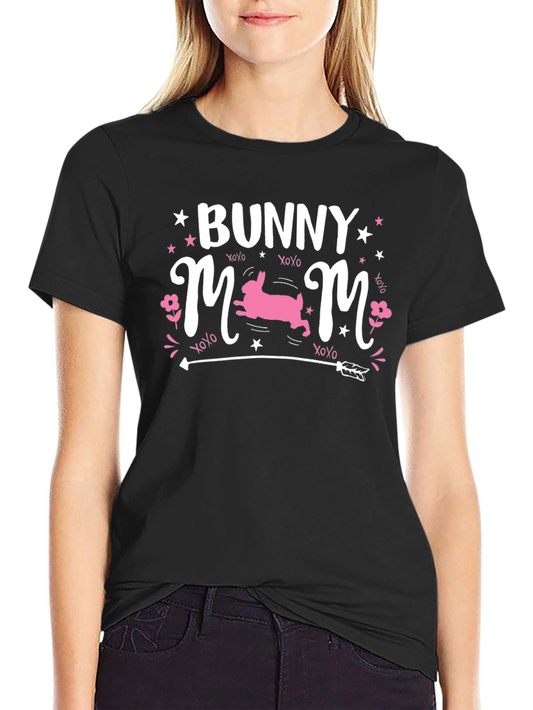 Bunny Mom Graphic T-Shirt