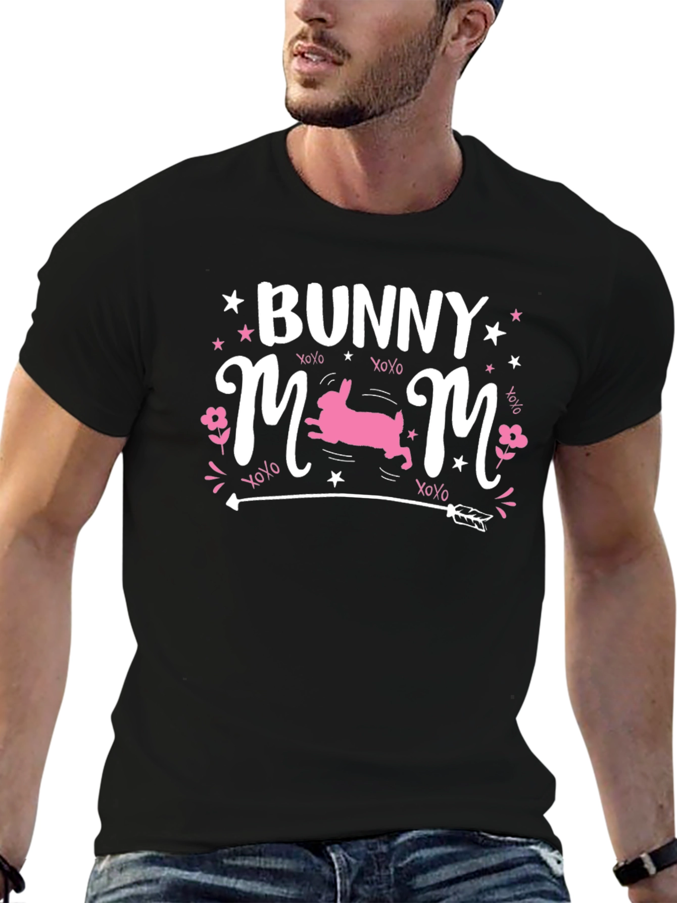 Bunny Mom Graphic T-Shirt