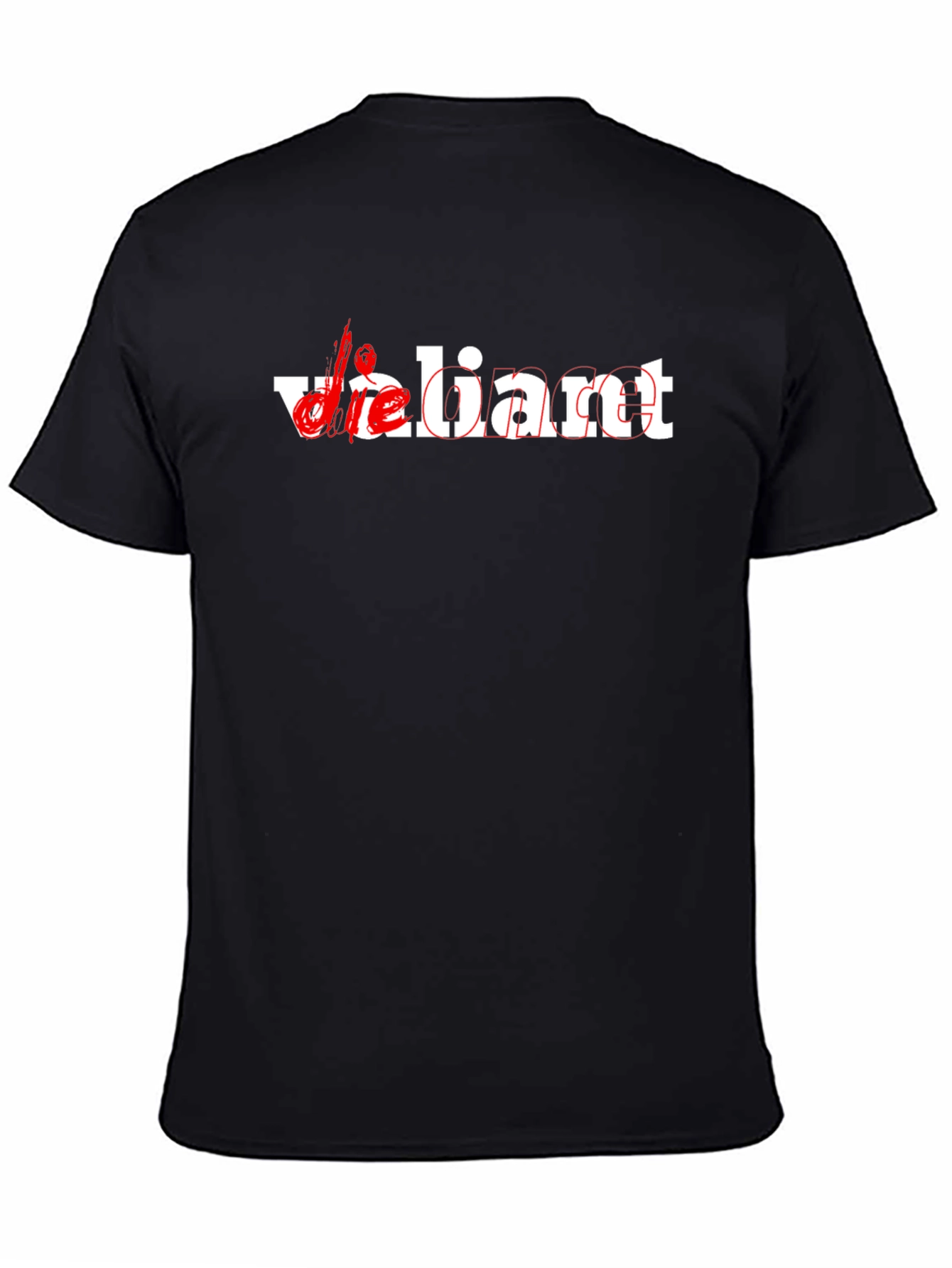 Die Liant Graphic Tee - Black Cotton Casual Wear