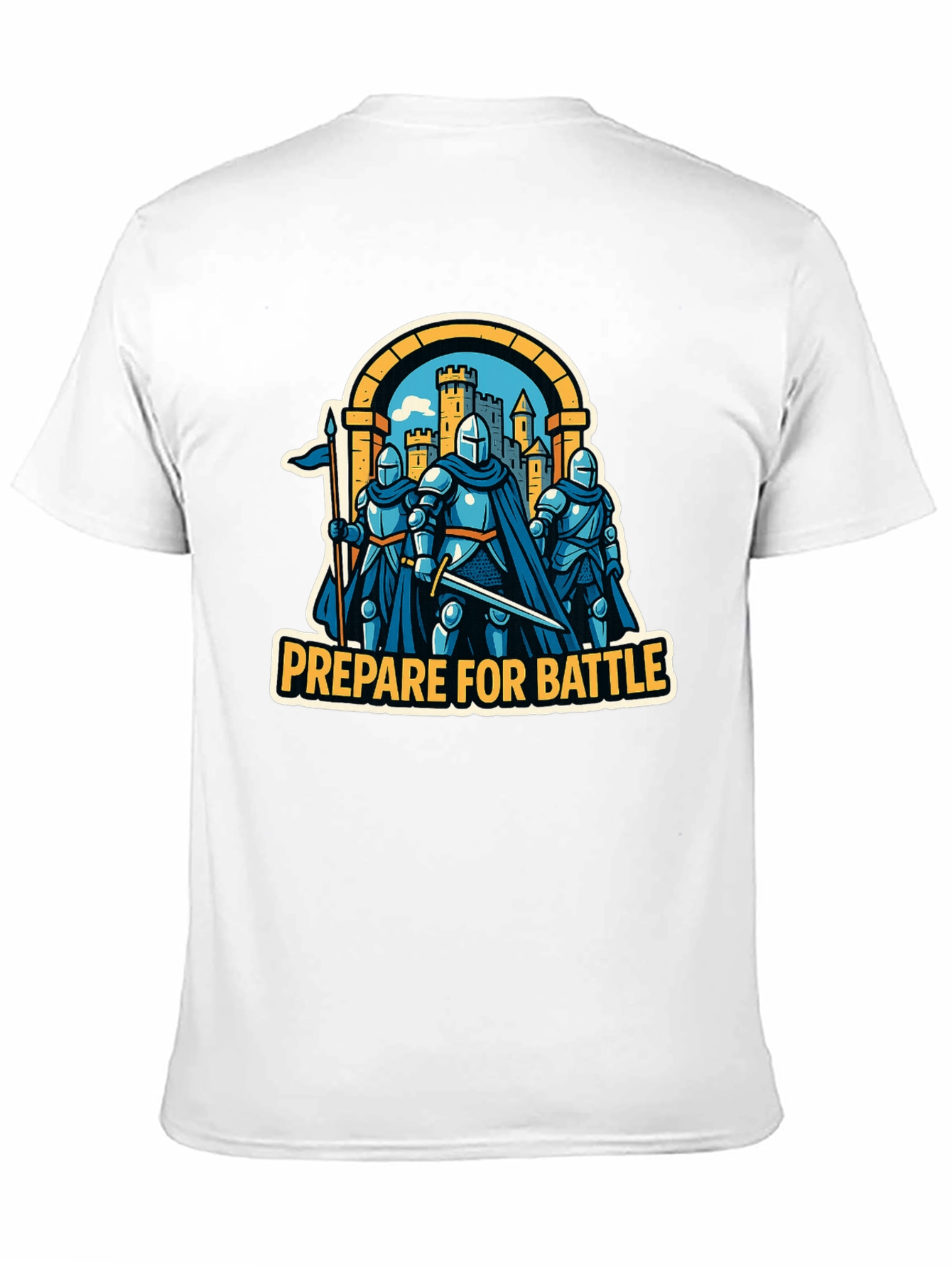 Prepare for Battle Knight Graphic T-Shirt