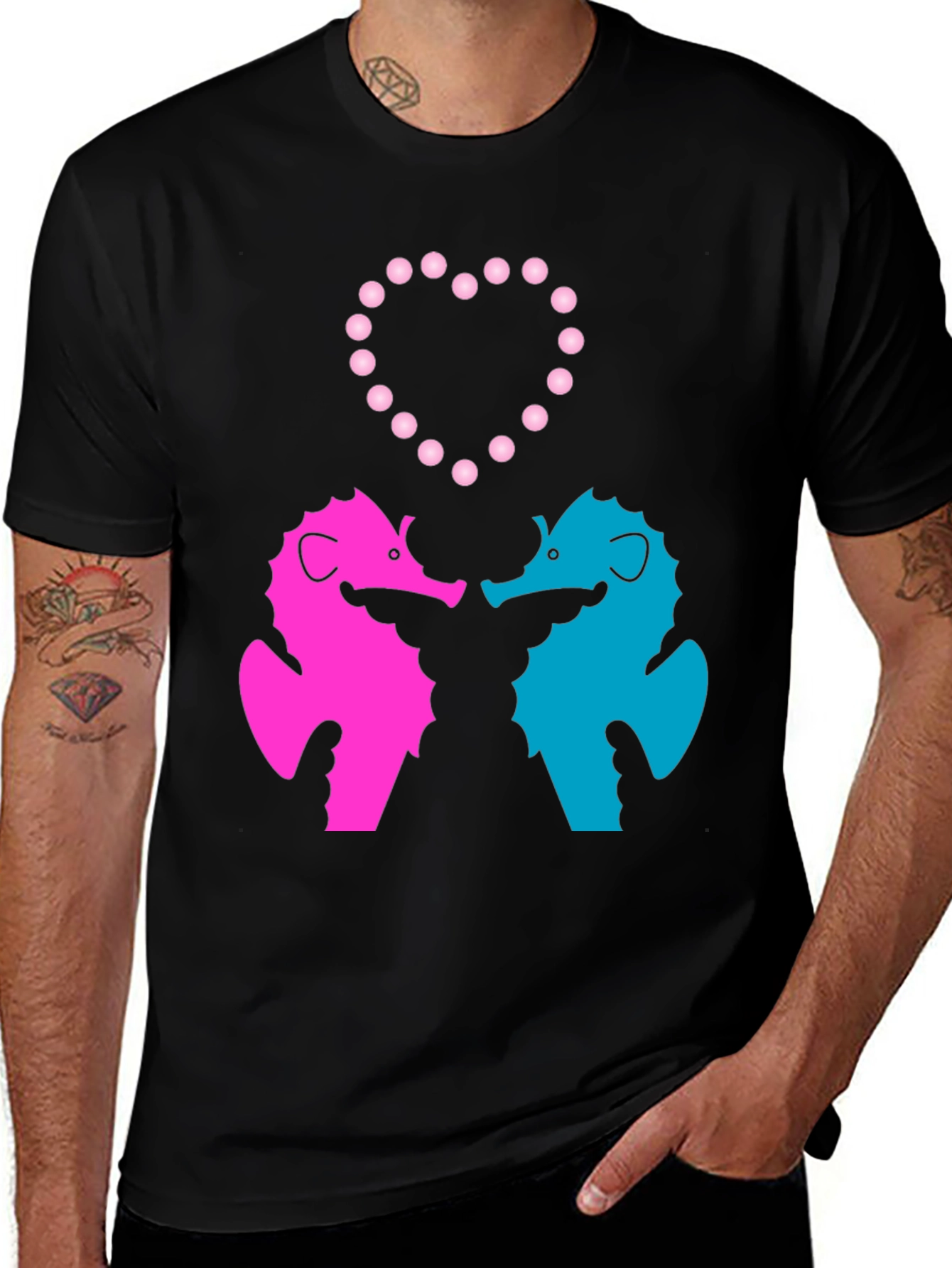 Seahorse Love Graphic Tee
