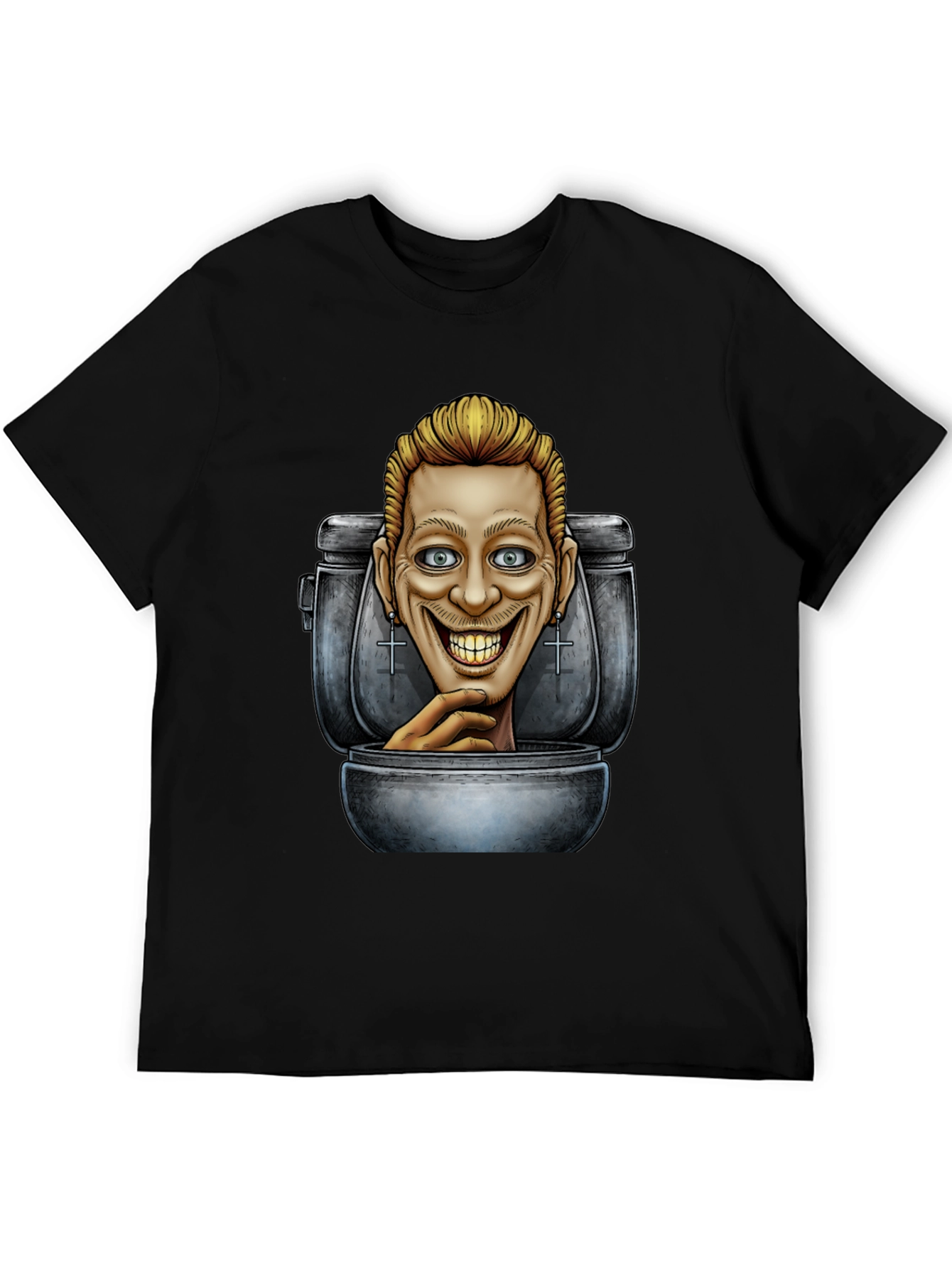 Toilet Head Graphic T-Shirt
