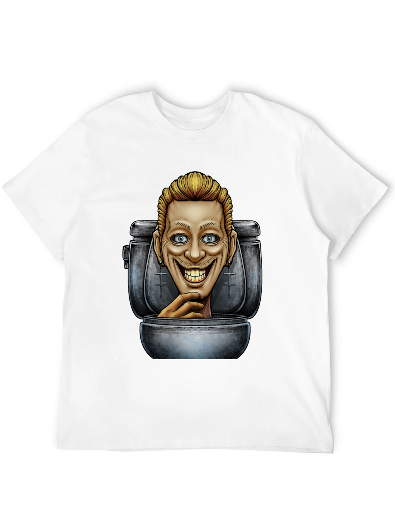 Toilet Head Graphic T-Shirt
