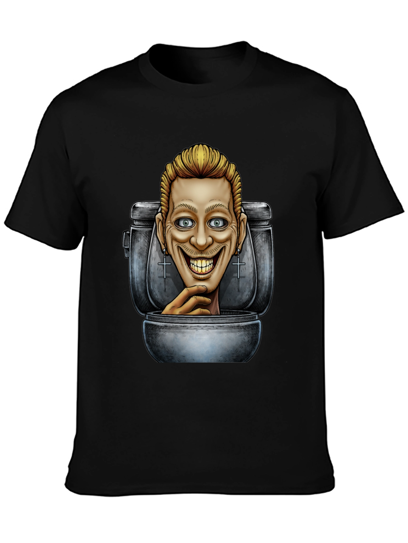 Toilet Head Graphic T-Shirt