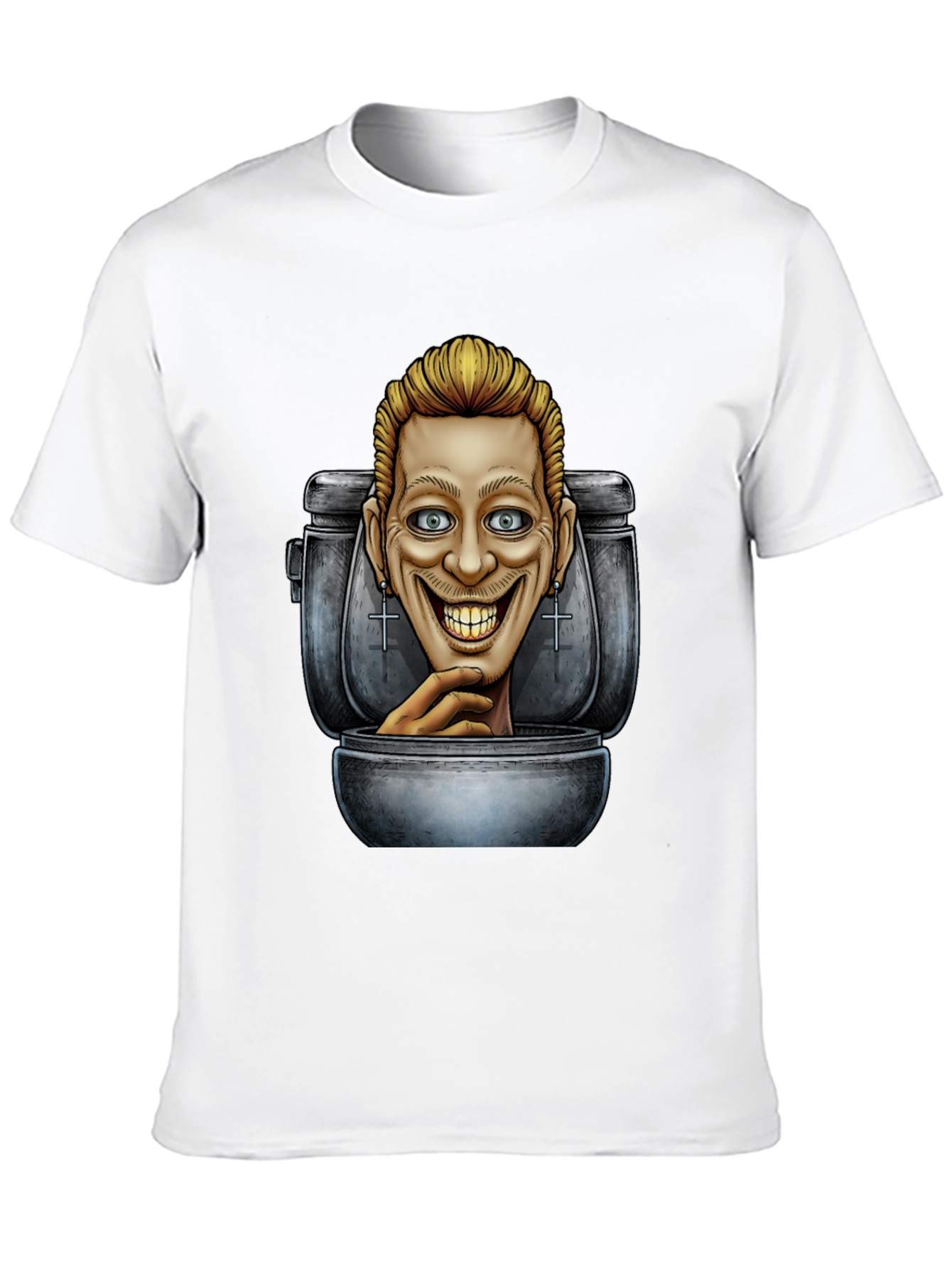 Toilet Head Graphic T-Shirt