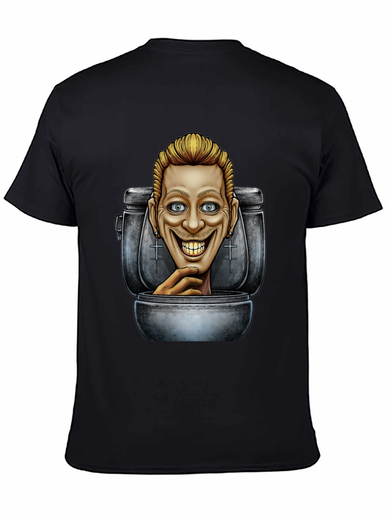 Toilet Head Graphic T-Shirt