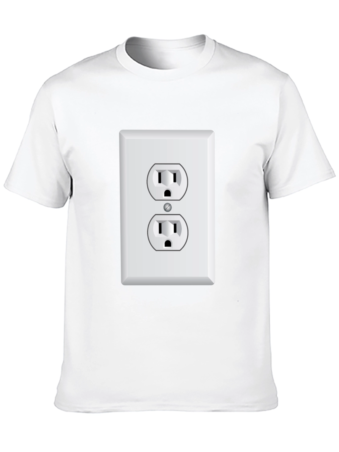 Novelty Electrical Outlet Graphic T-Shirt